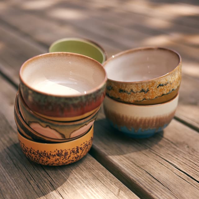 70s Ceramics Kulho Seabreeze 4-pack