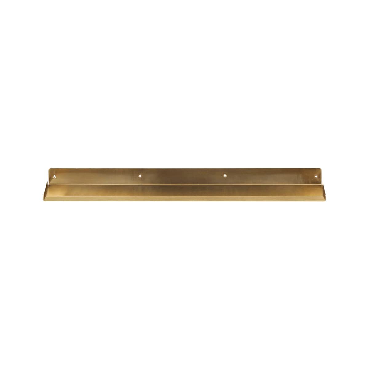 Ledge seinähylly messinki 80 cm