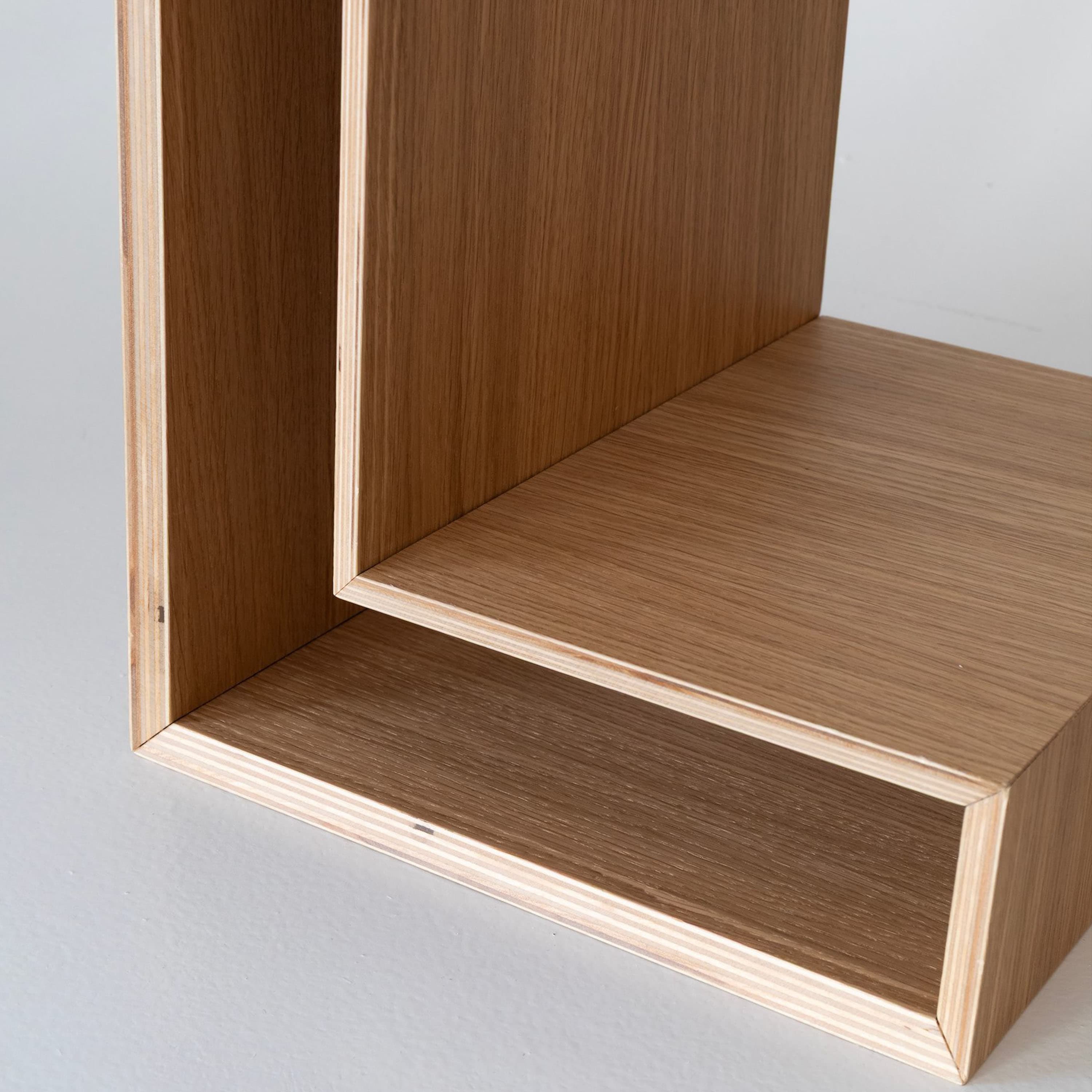 L-Shelf Yöpöytä Tammi