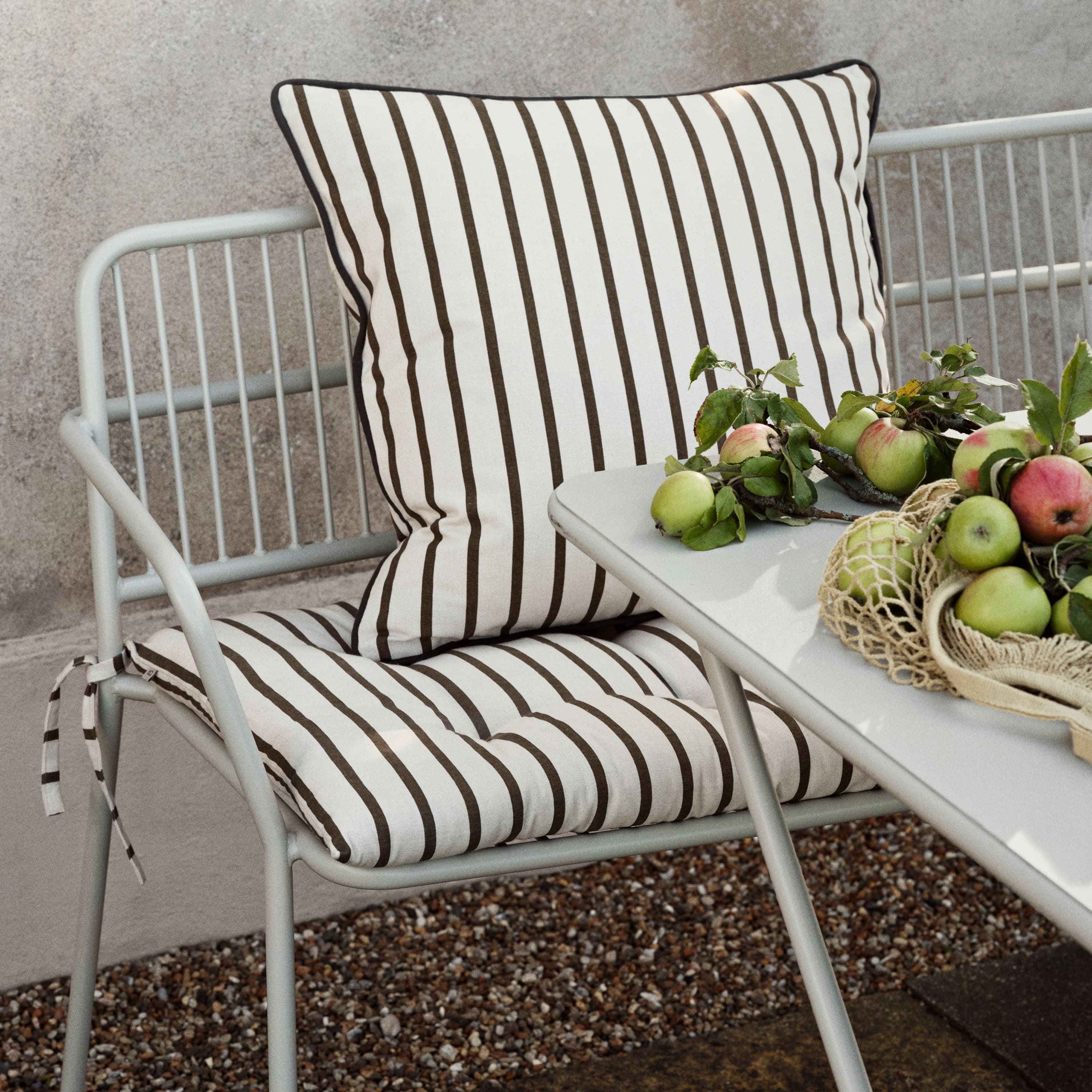 Eden Puutarhapöytä Beige Grey 120cm