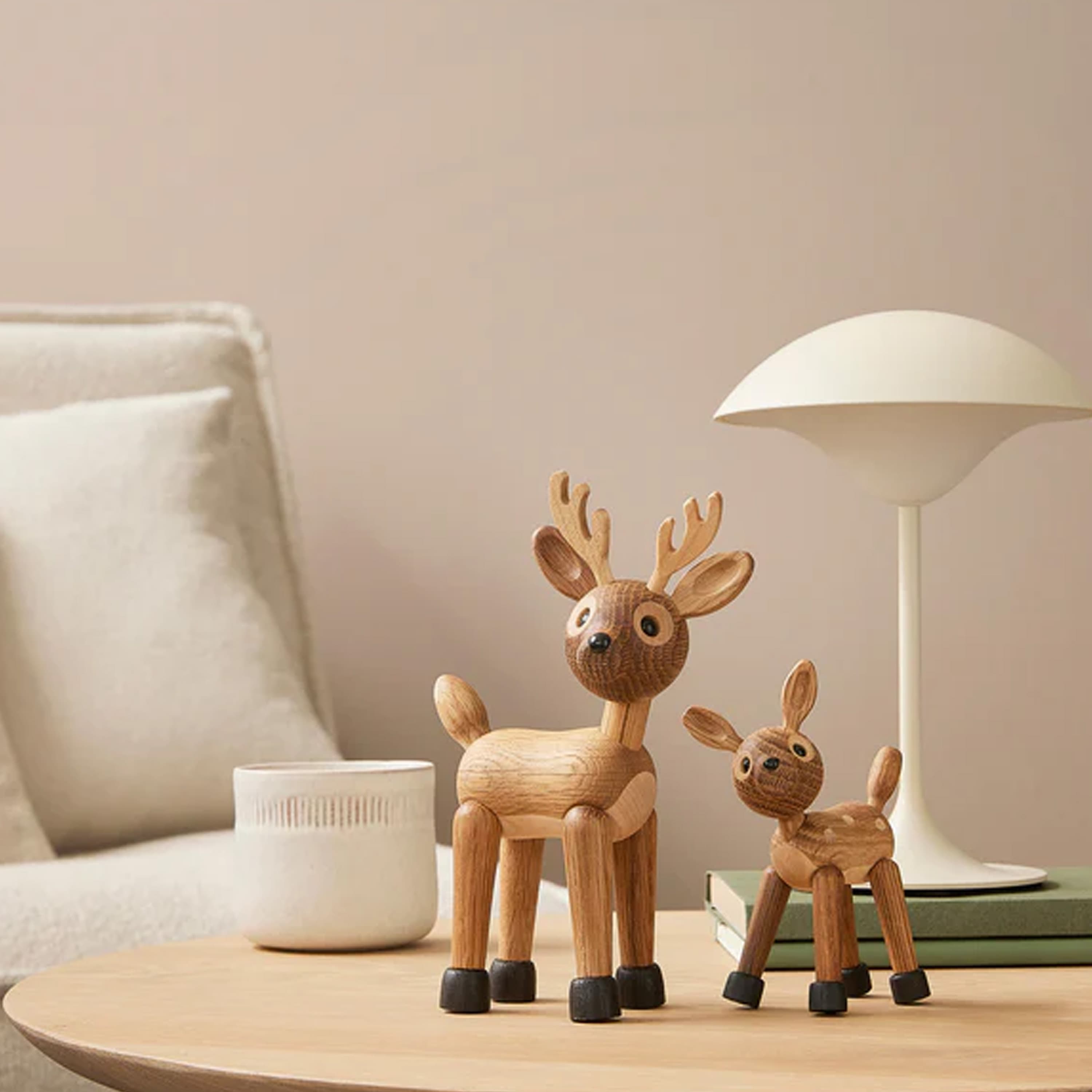 Spot Baby Deer Koriste Tammi/Vaahtera 12.7cm