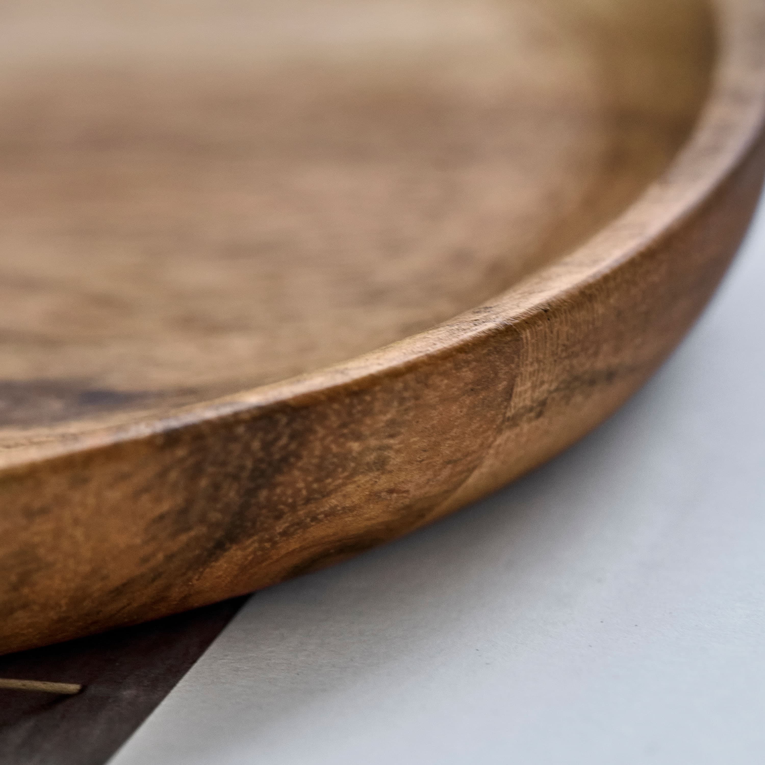 Wood Tarjotin Luonnonväri 2 kpl 22 cm