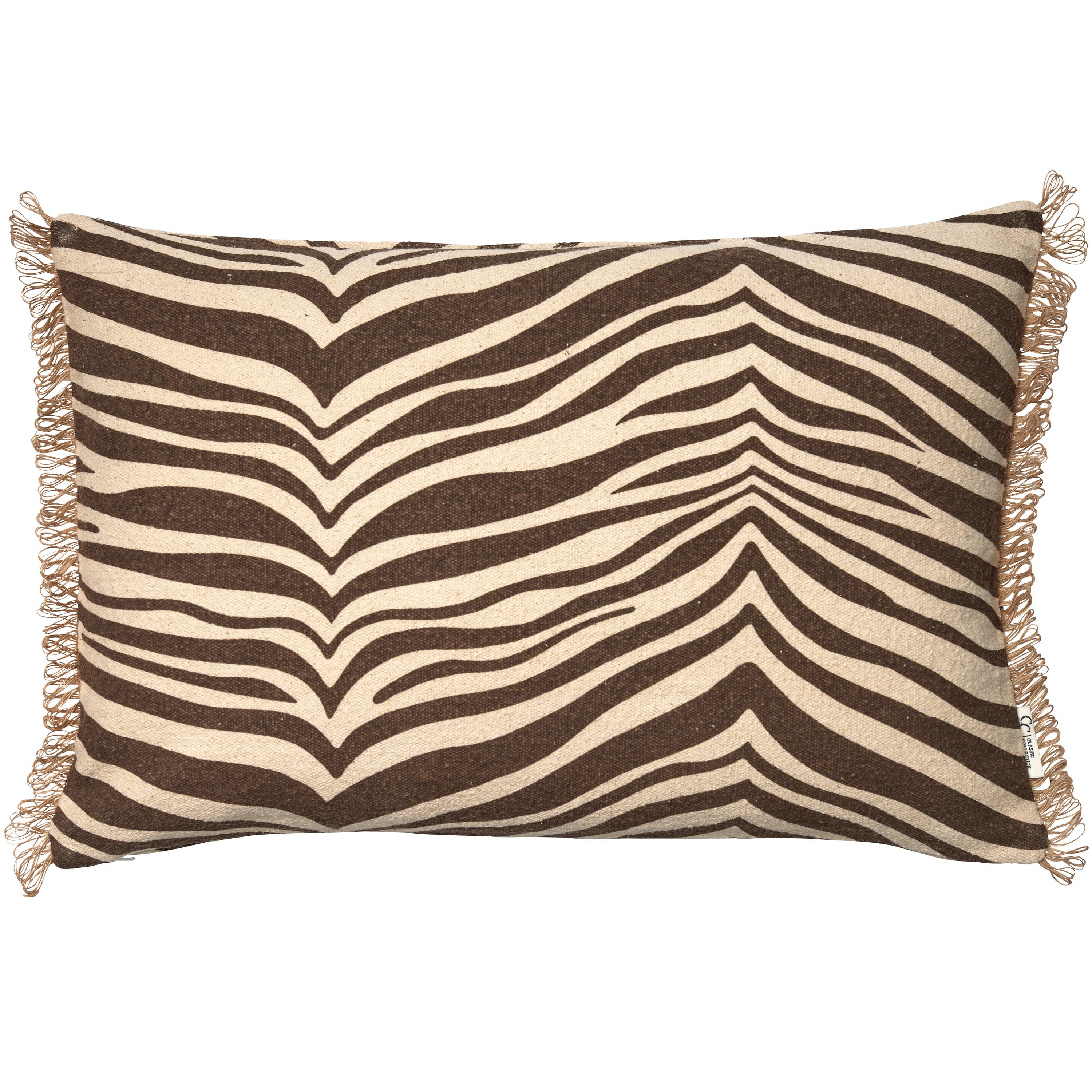 Zebra Tyyny Ruskea/Natural 40x60