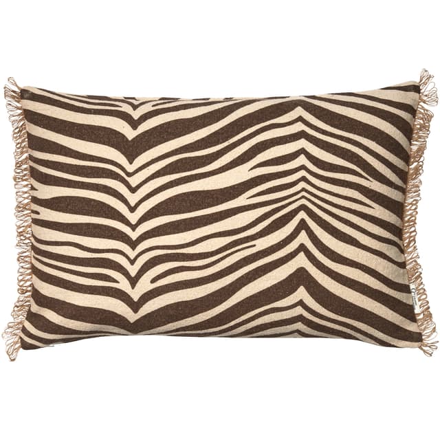 Zebra Tyyny Ruskea/Natural 40x60
