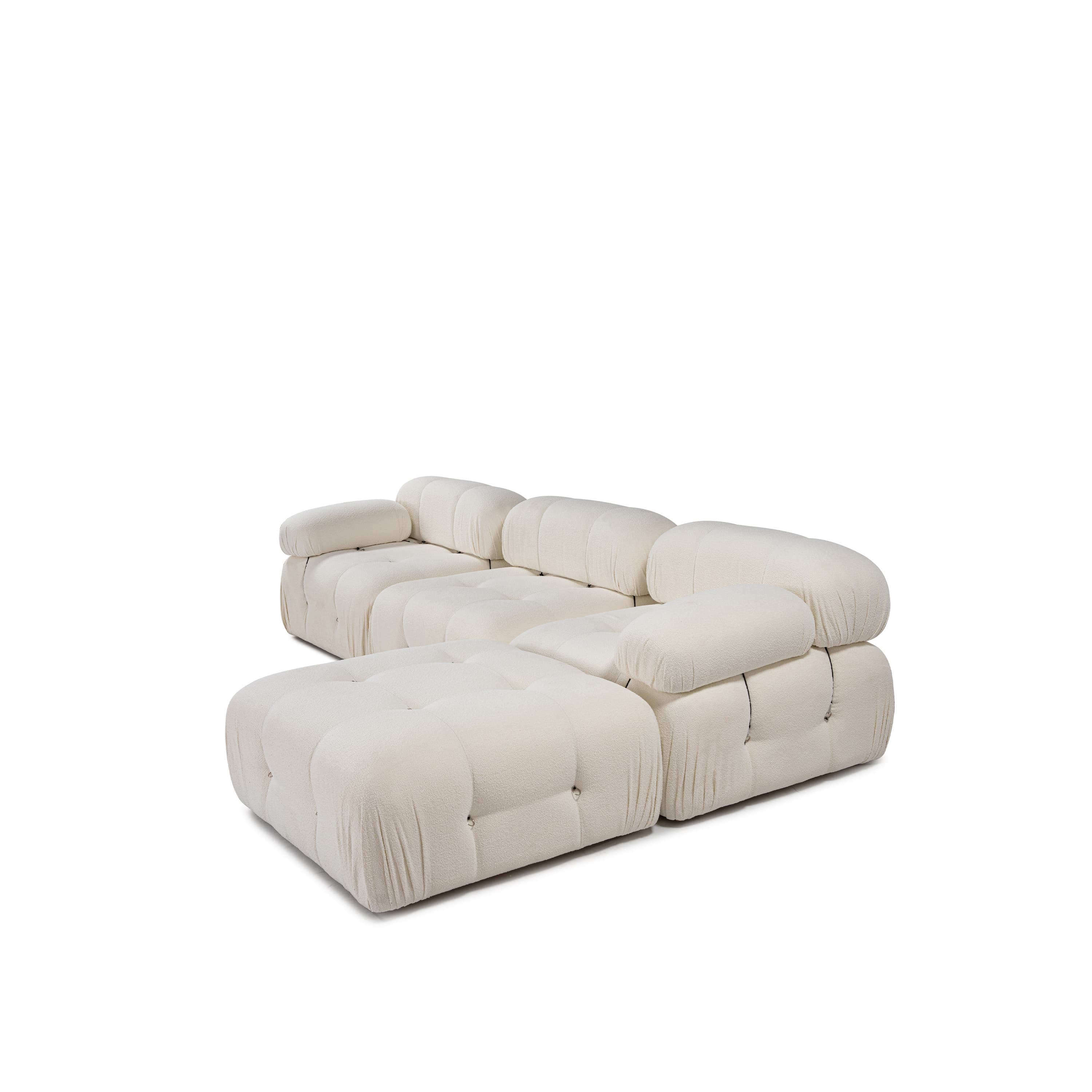 Blanca 3-istuttava Divaanisohva White Bouclé