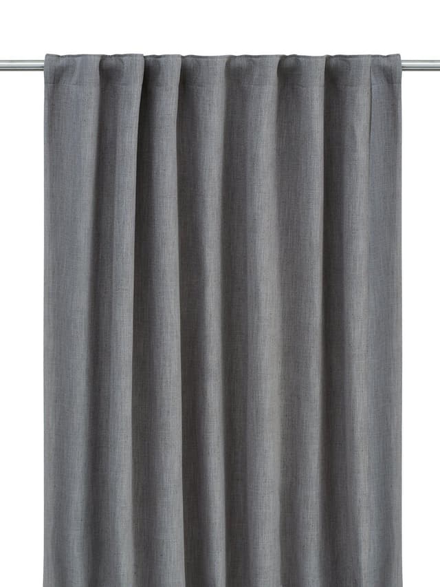 Sten Blackout Sivuverhot Harmaa 280cm 2 kpl