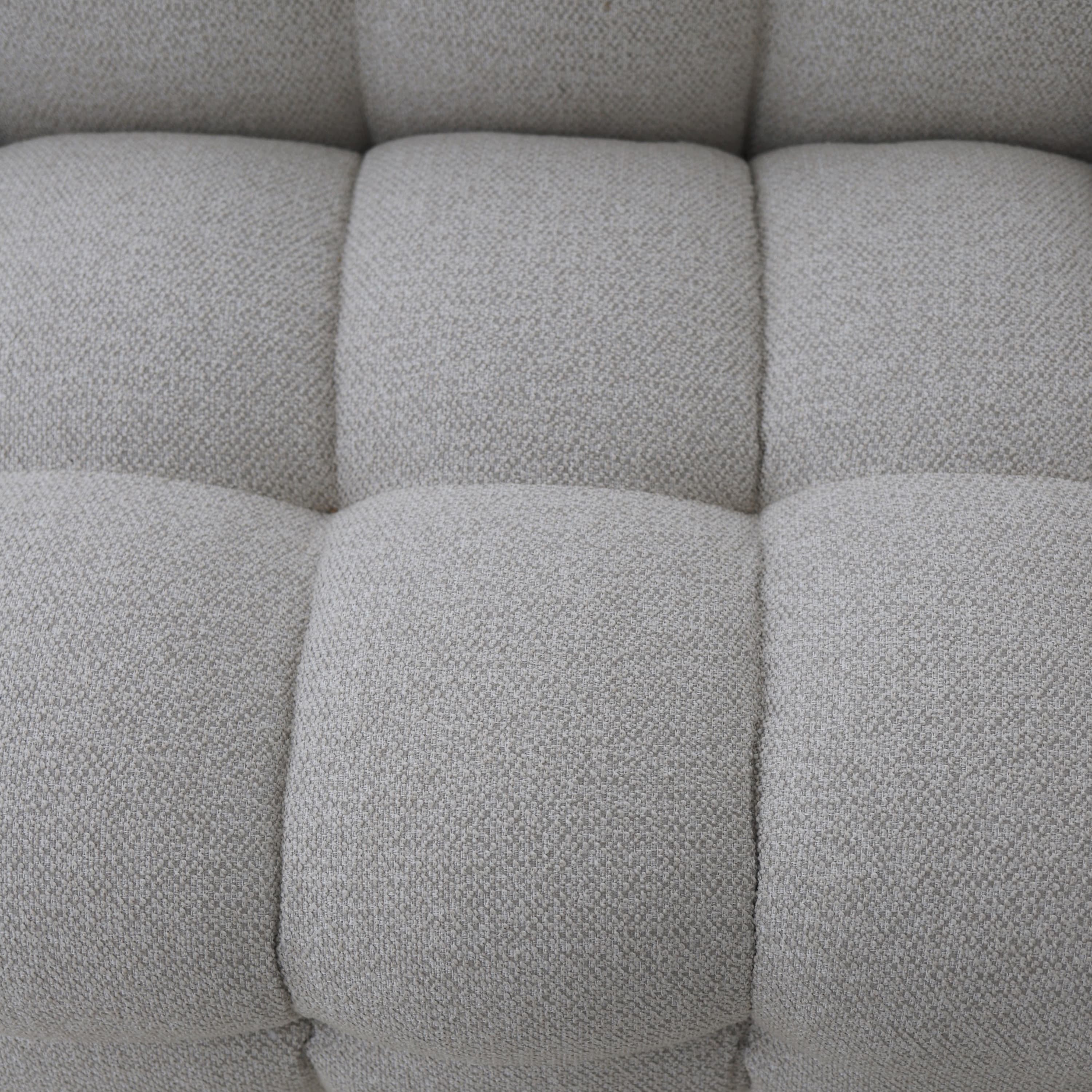 Billie 1-istuttava Sivumoduuli Beige Bouclé 84cm