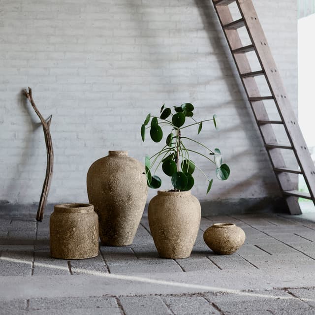 Luna Ruukku Beige Terrakotta Ø35