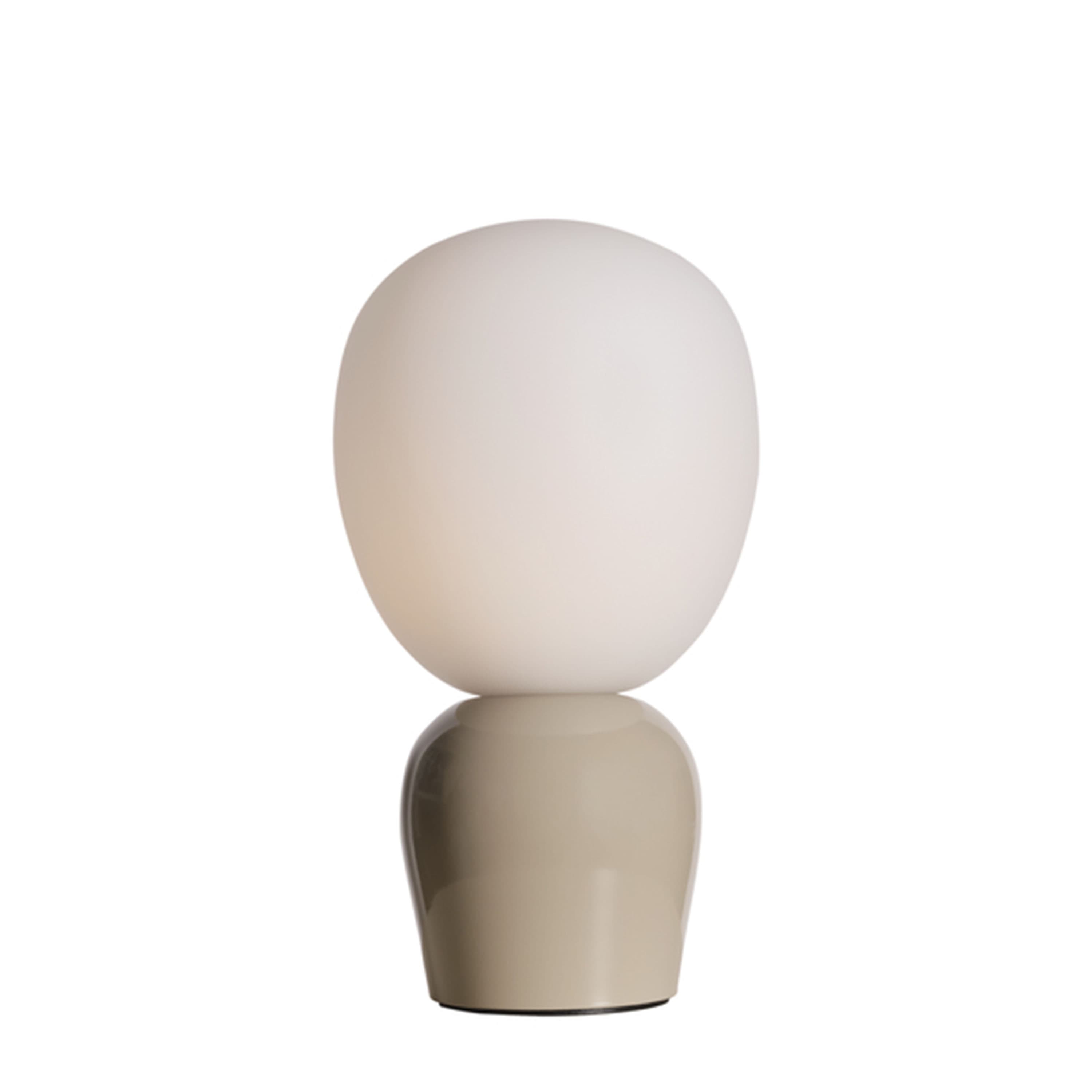 Buddy Pöytävalaisin Soft greige/Opaalilasi 33cm