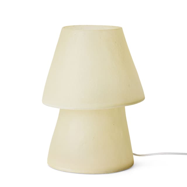 Glassfiber Pöytävalaisin Off White 35 cm