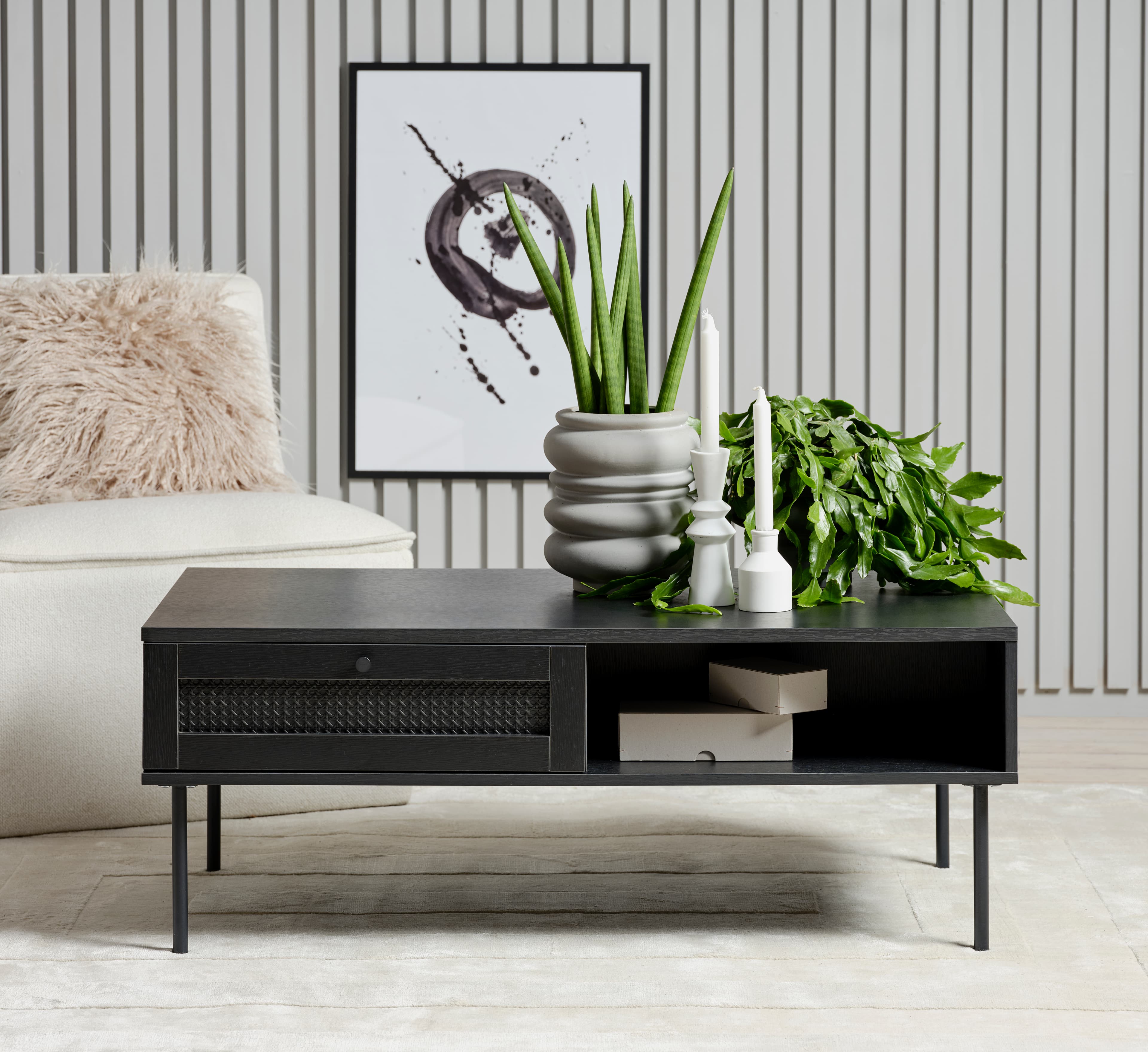 Elin Sohvapöytä Black 110cm