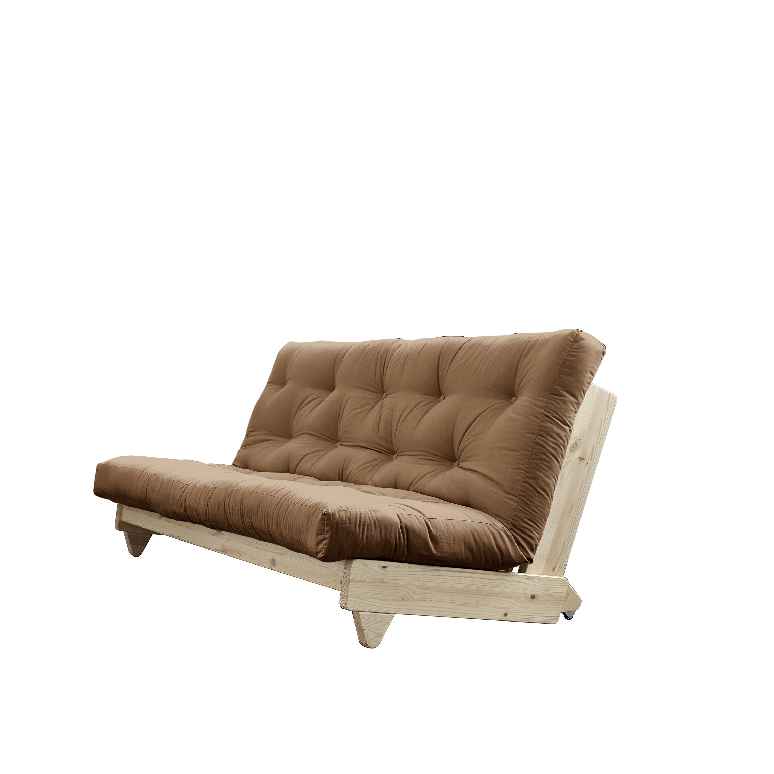 Fresh Vuodesohva Luonnollinen/Mokka 200 cm