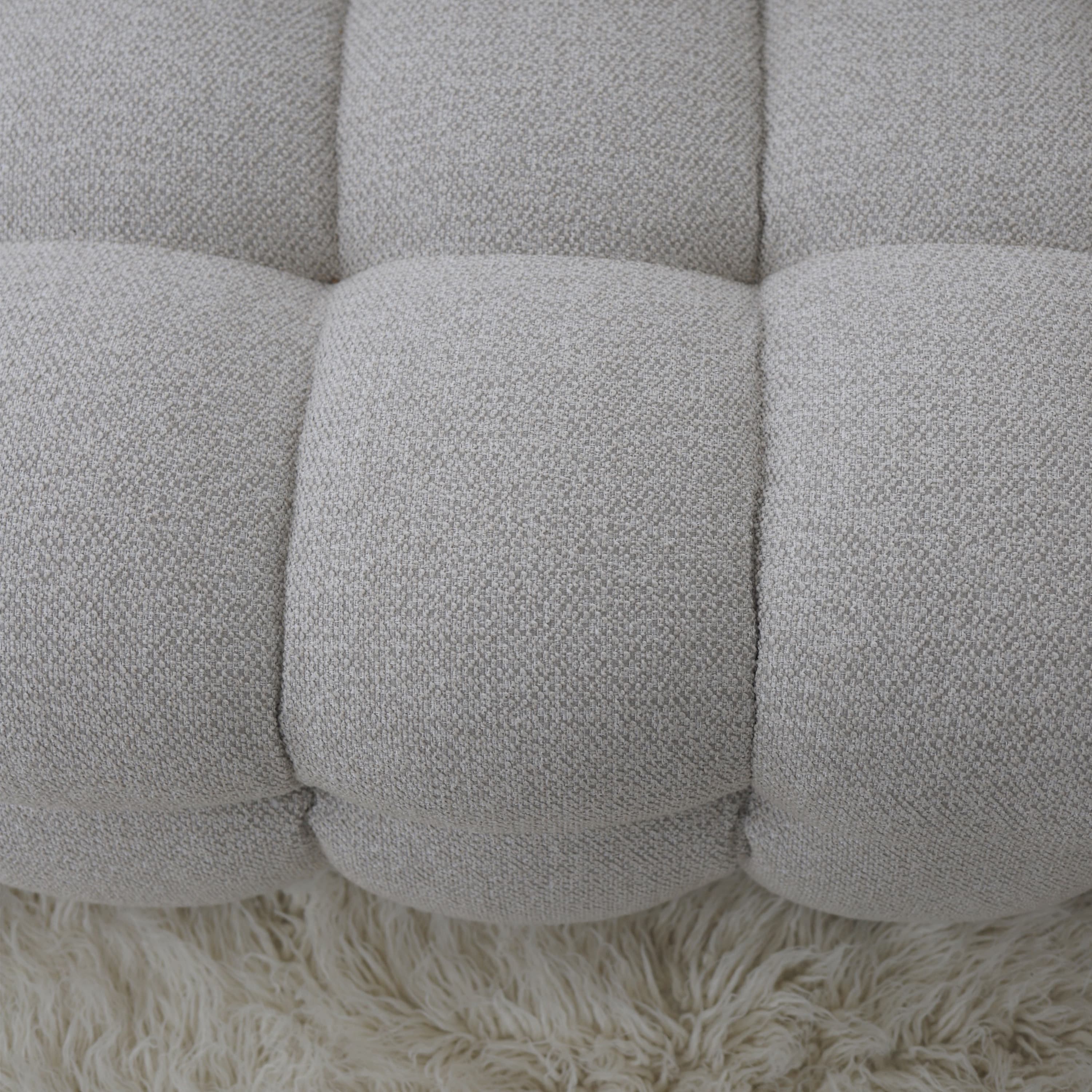 Billie 2-istuttava Sivumoduuli Vasen Käsinoja Beige Bouclé 174cm