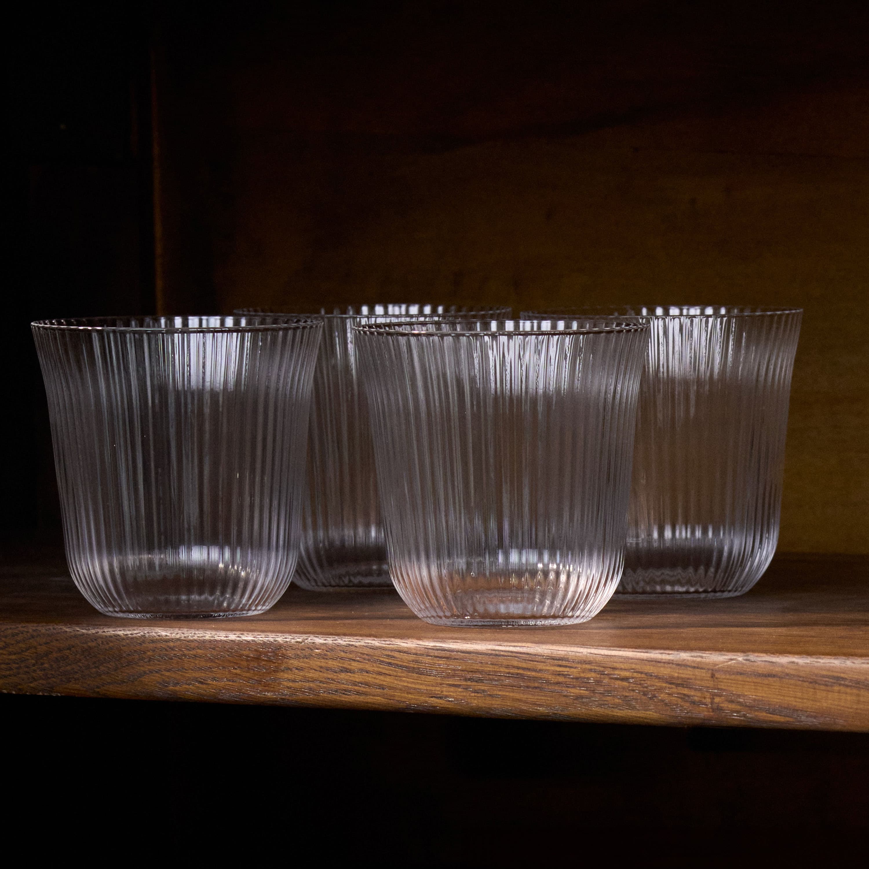 Inku Tumblerlasi Transparent 4-pakkaus