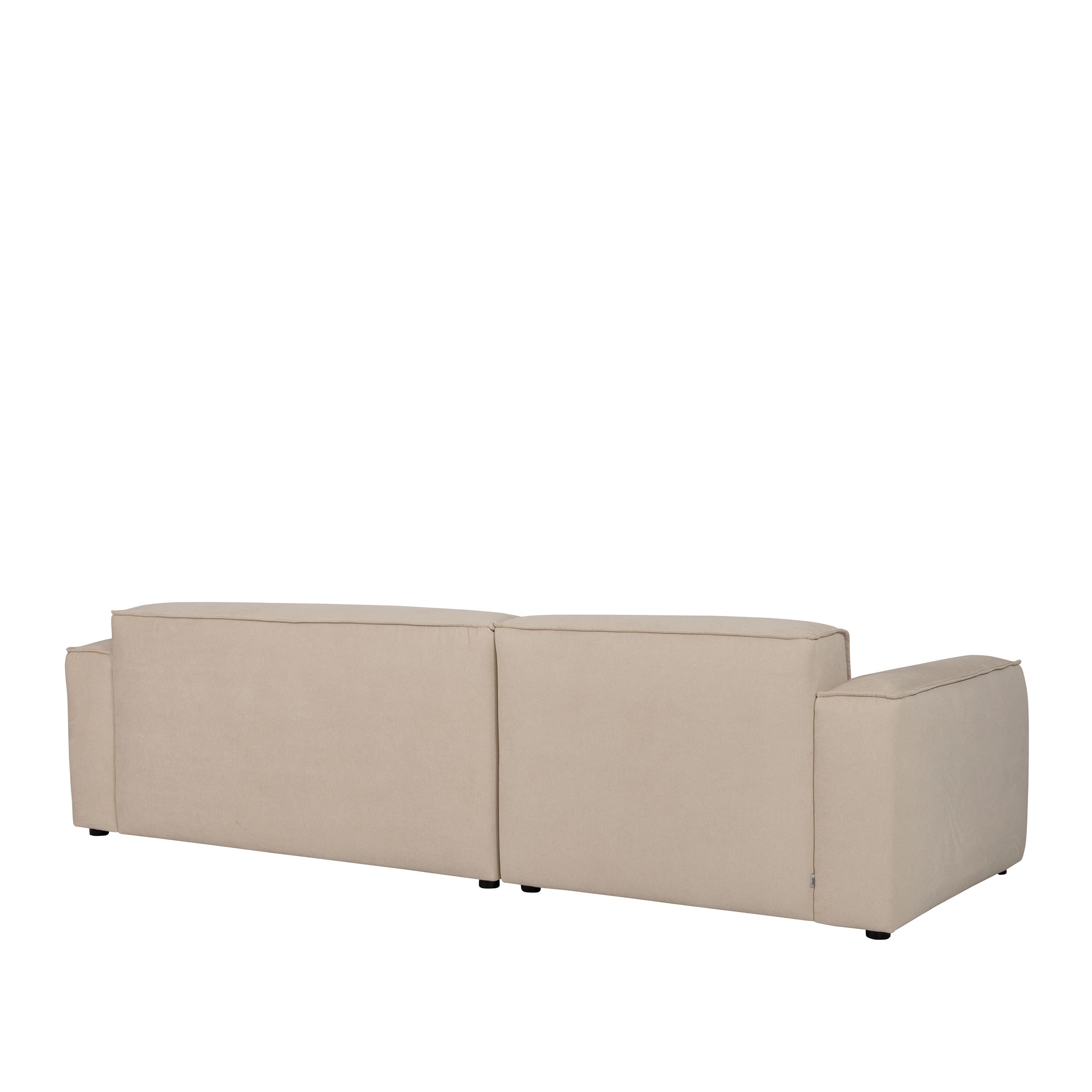Bobbie 3-istuttava Divaanisohva Oikea Beige 279 cm