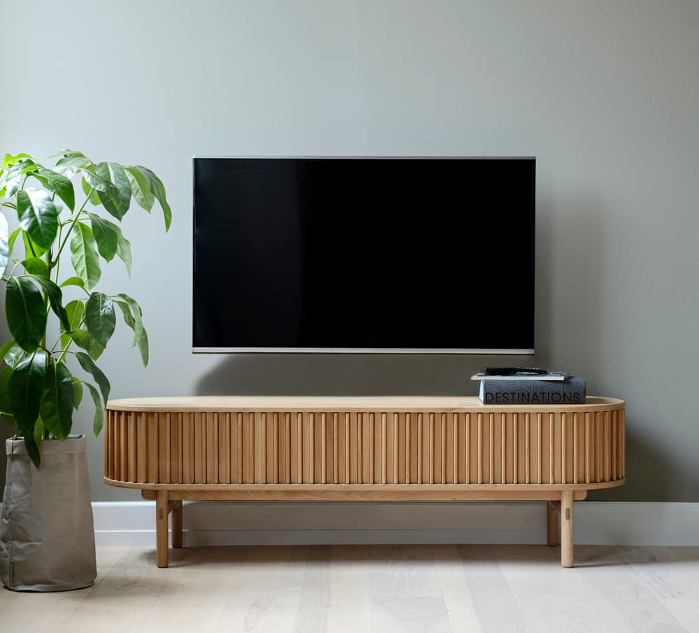Alice TV-taso Natural Oak 160cm