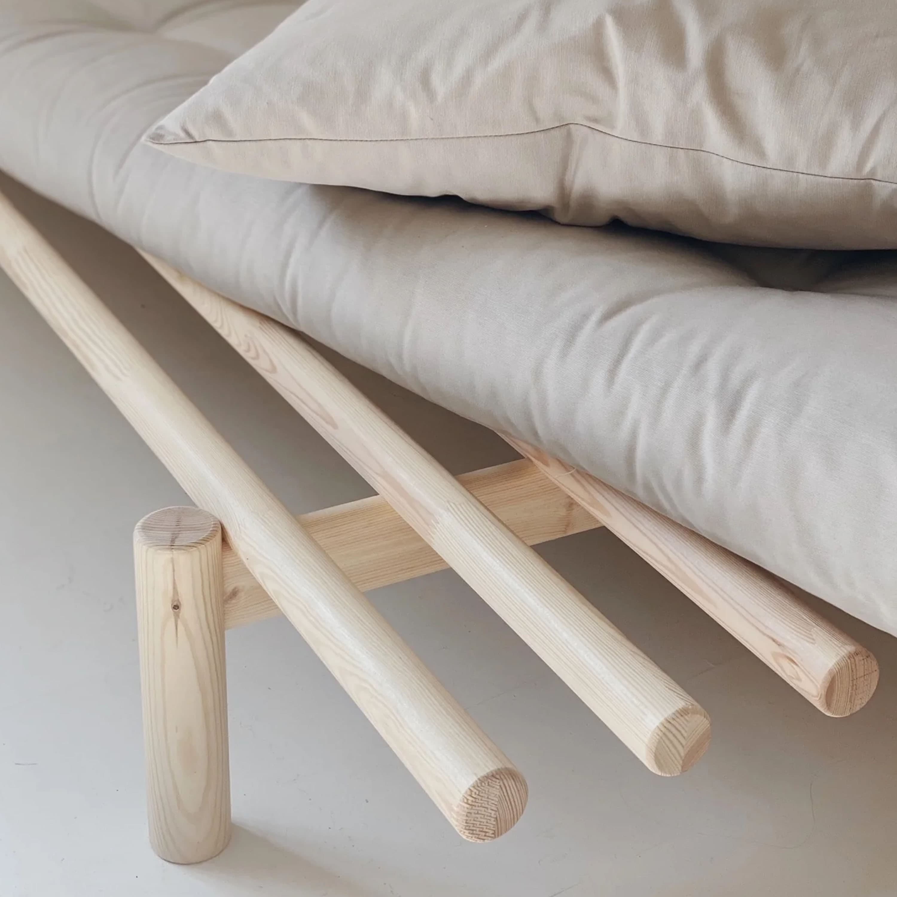Pace Sohvasänky Luonnonväri/Mokka 200 cm