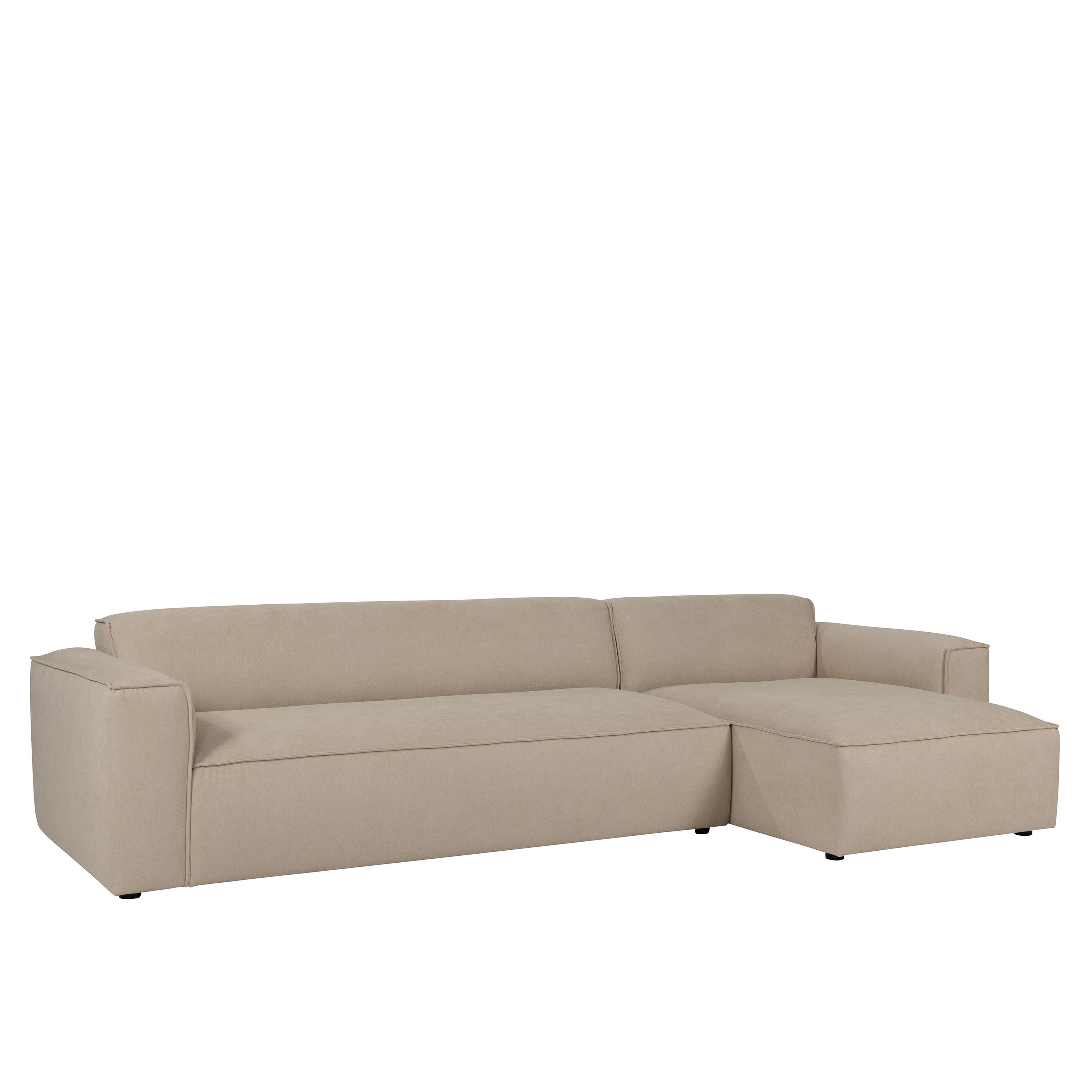 Bobbie 4-istuttava divaanisohva oikealla Beige 322 cm