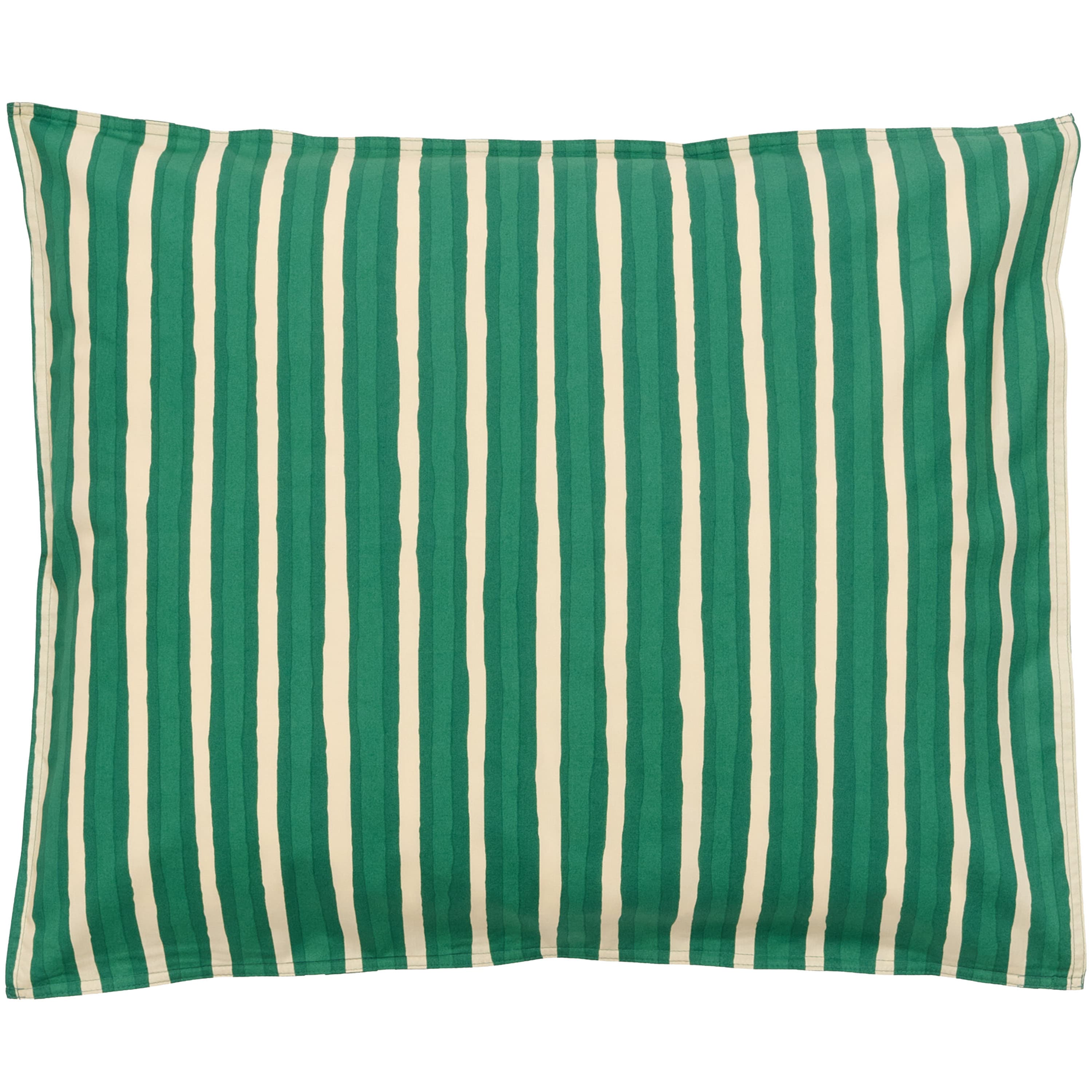 Iso Piccolo Tyynyliina Off White/Emerald 50x60