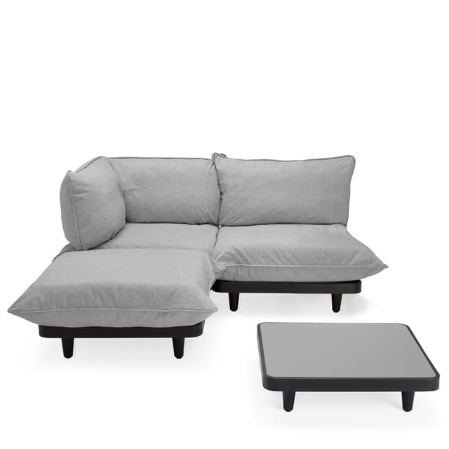 Paletti Loungeryhmä Medium sis. Pöydän Rock Grey