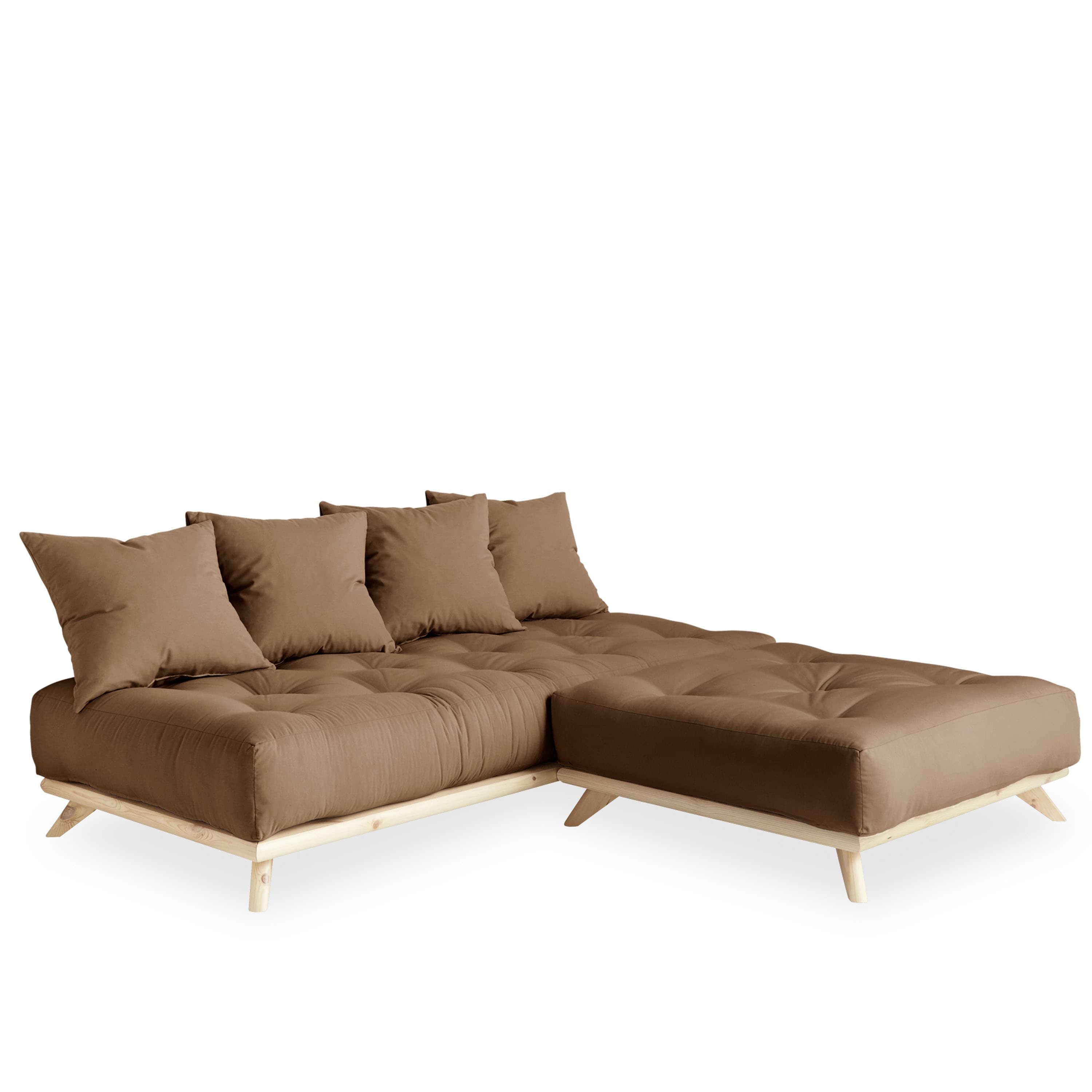 Senza Vuodesohva Luonnollinen/Mokka 200 cm