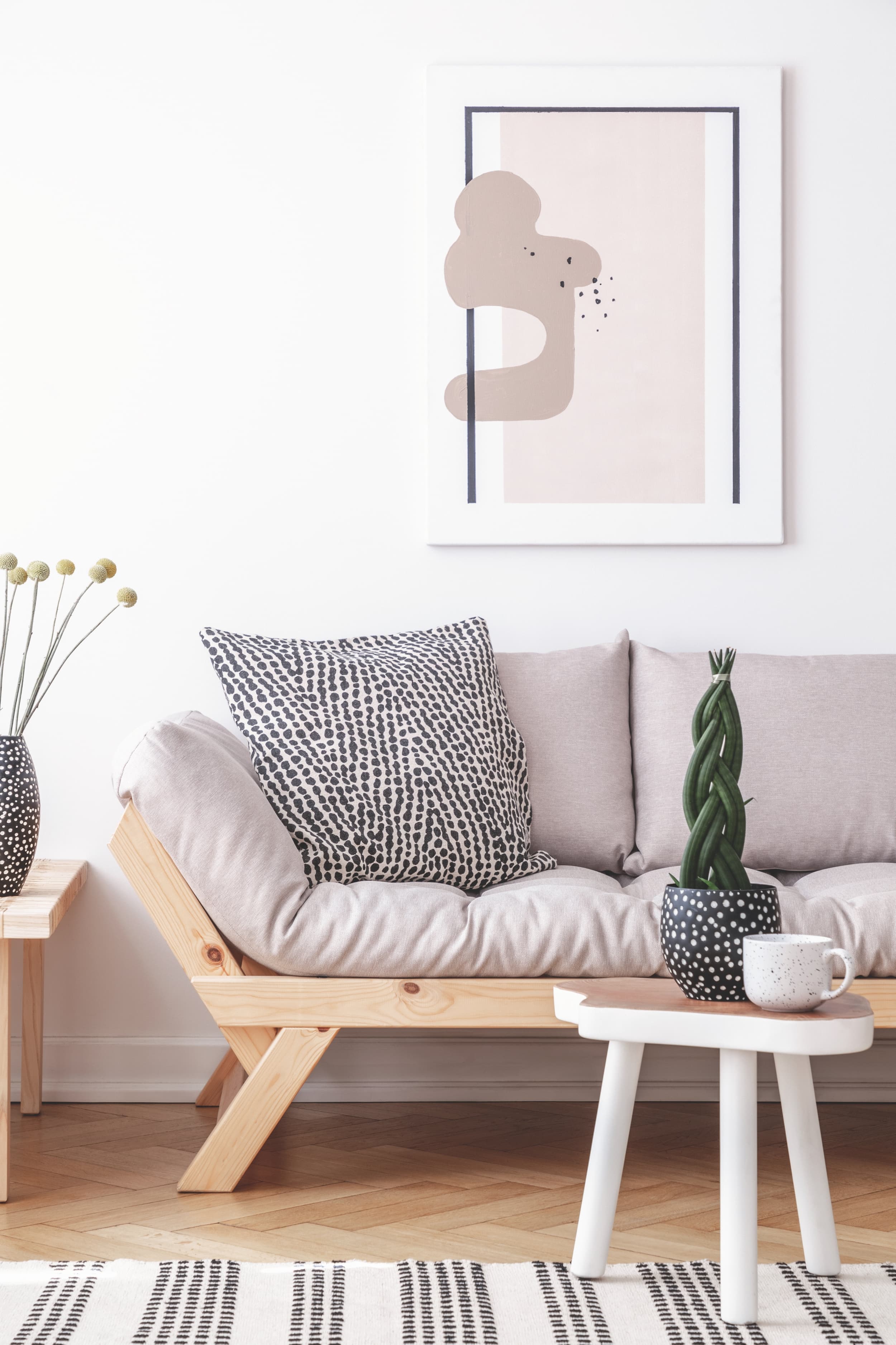 Bebop Sohvasänky Luonnollinen/Pellava 174 cm