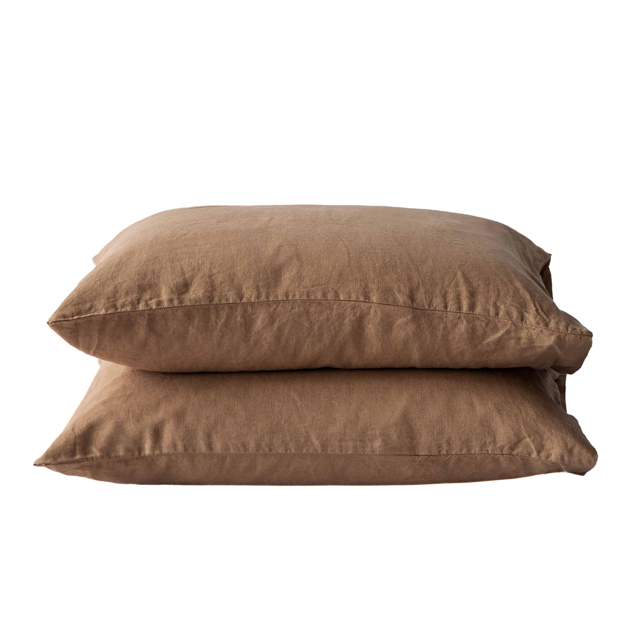 Tyynyliina pellava hazelnut 50x60 2-pack