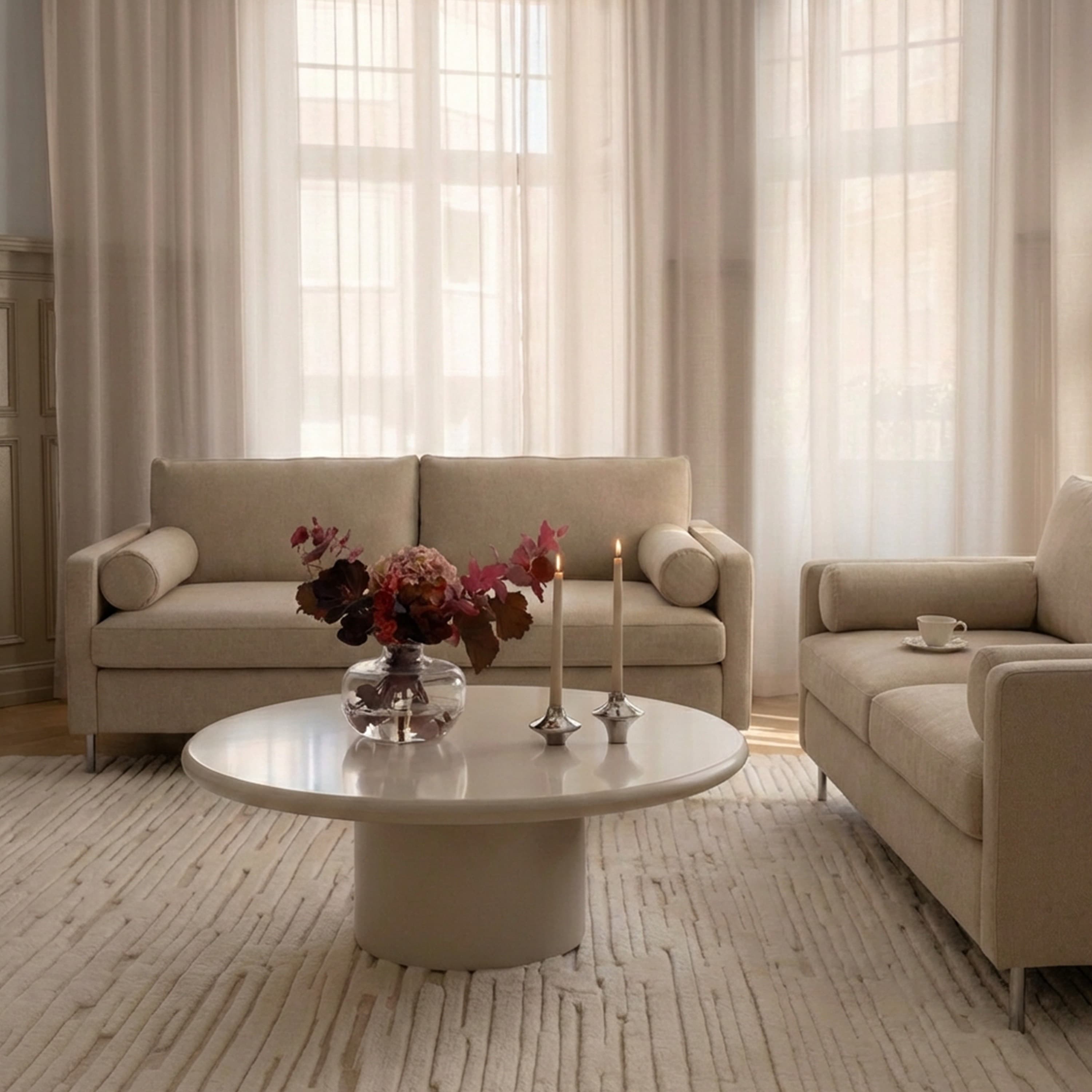 Åre 2-istuttava Sohva Beige 177cm