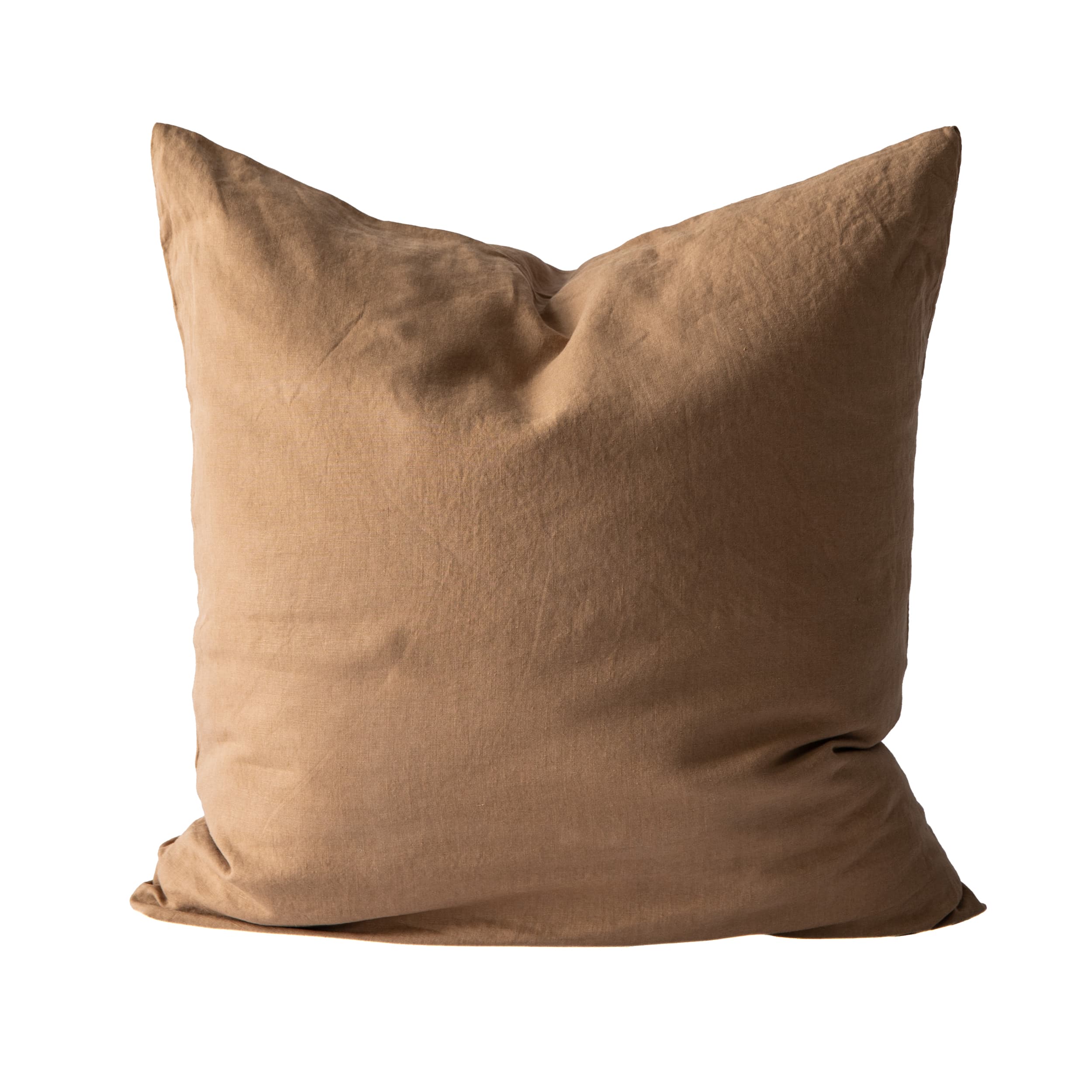 Tyynynpäällinen/tyynyliina pellava hazelnut 65x65