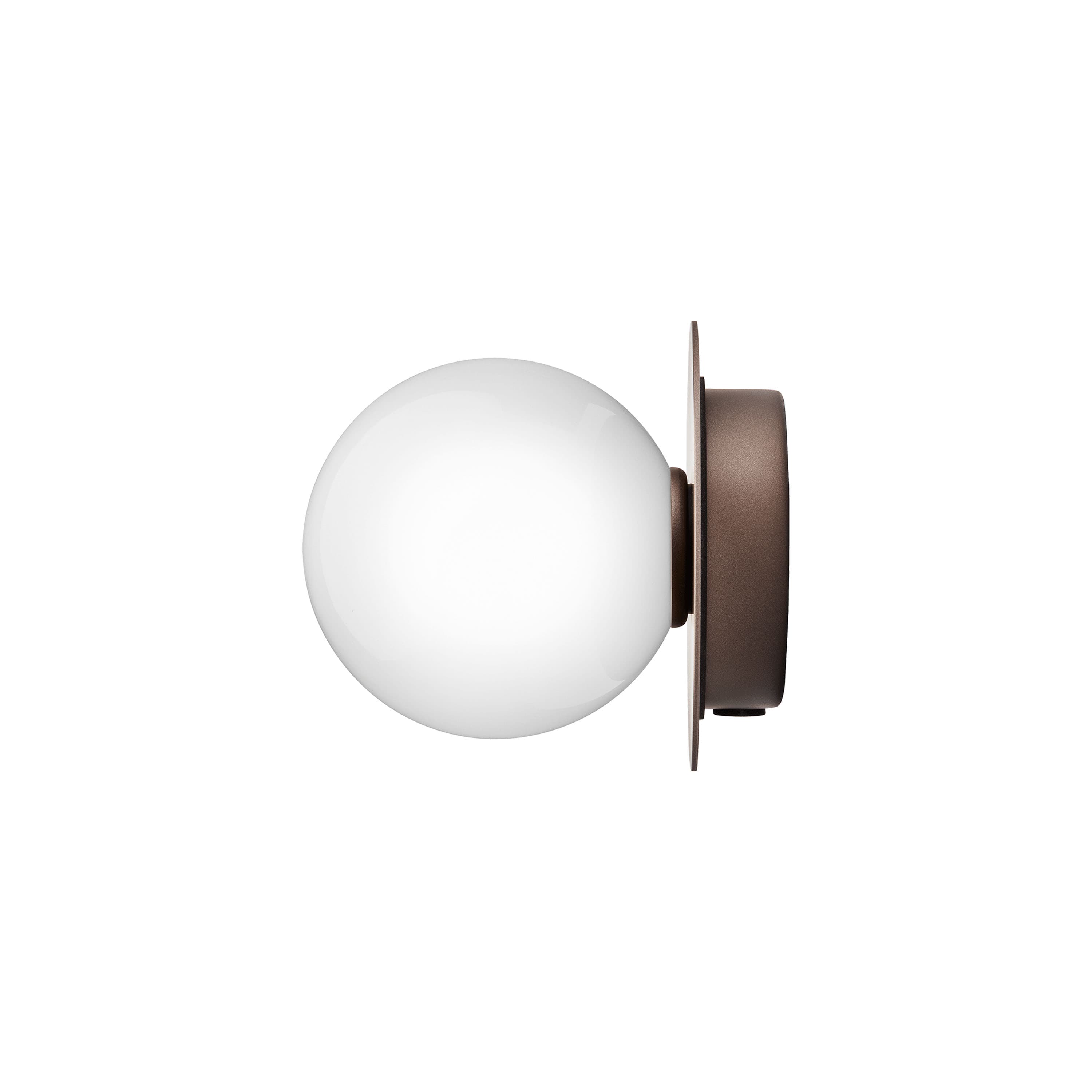 Liila 1 seinä-/kattovalaisin Dark Bronze/Opal Small