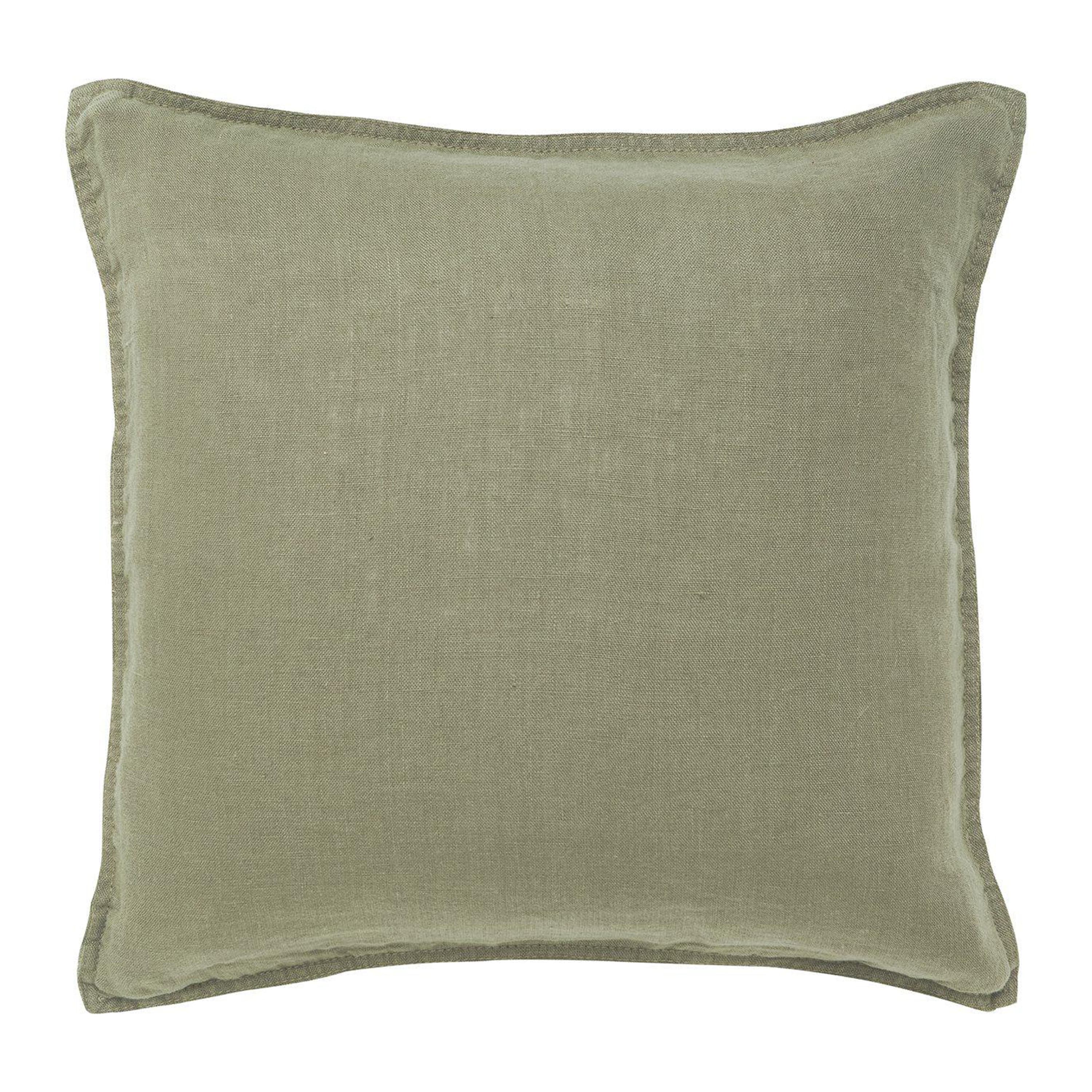 Julie tyynynpäällinen pellava sammal 45x45
