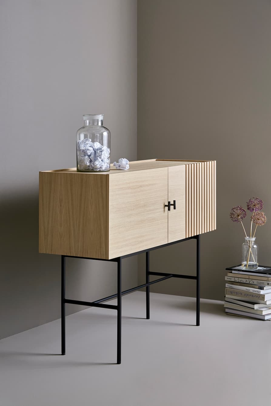Array senkki white oak/black 120 cm