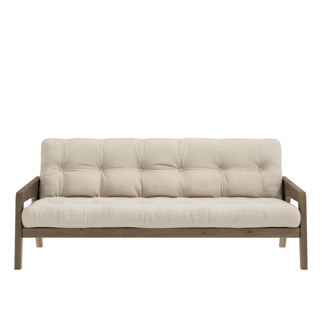 Grab Vuodesohva Ruskea/Beige 204cm