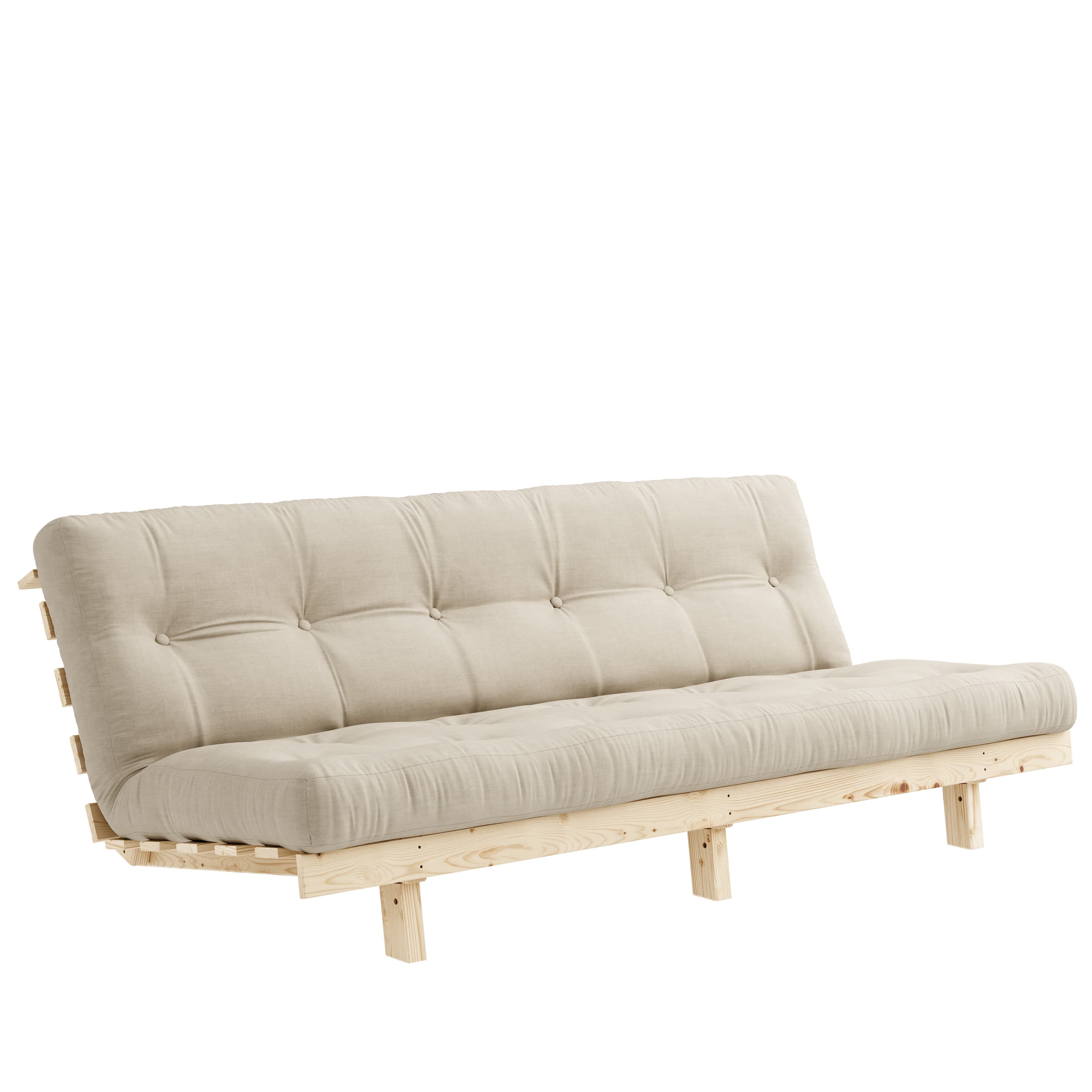 Lean Raw Vuodesohva Beige 130x200