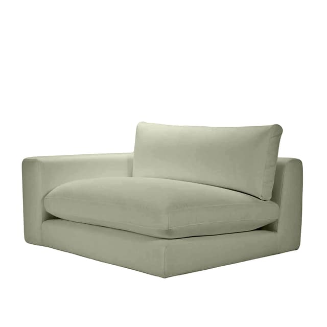 Capri 1,5-istuttava sohvaosa vasen käsinoja Green 142cm