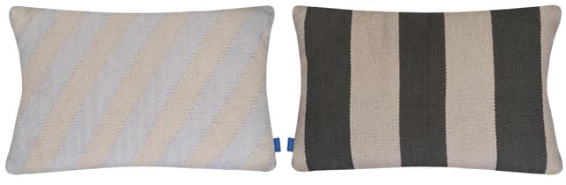 Across Kelim tyynynpäällinen light grey 40x60
