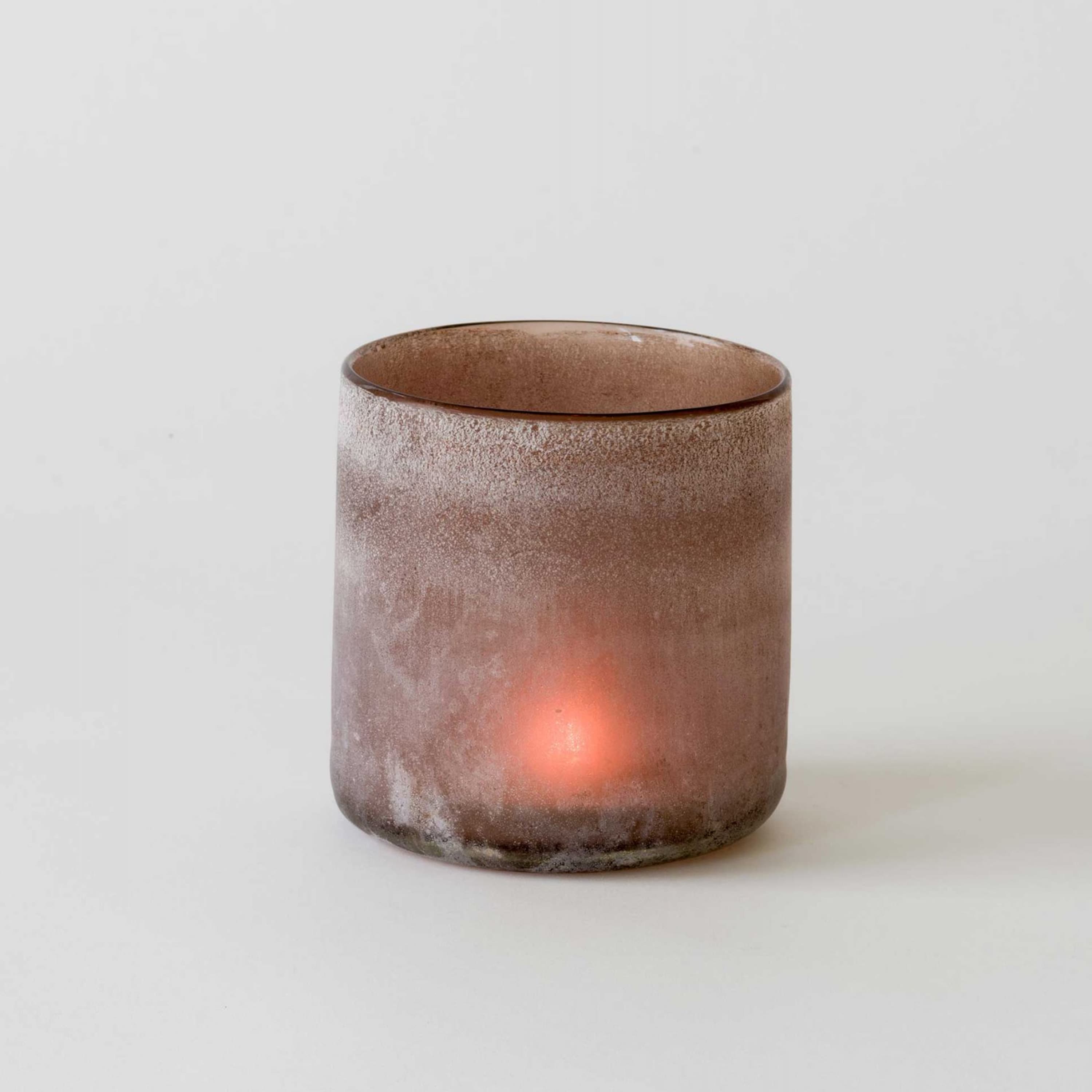 Frost kynttilälyhty brown M