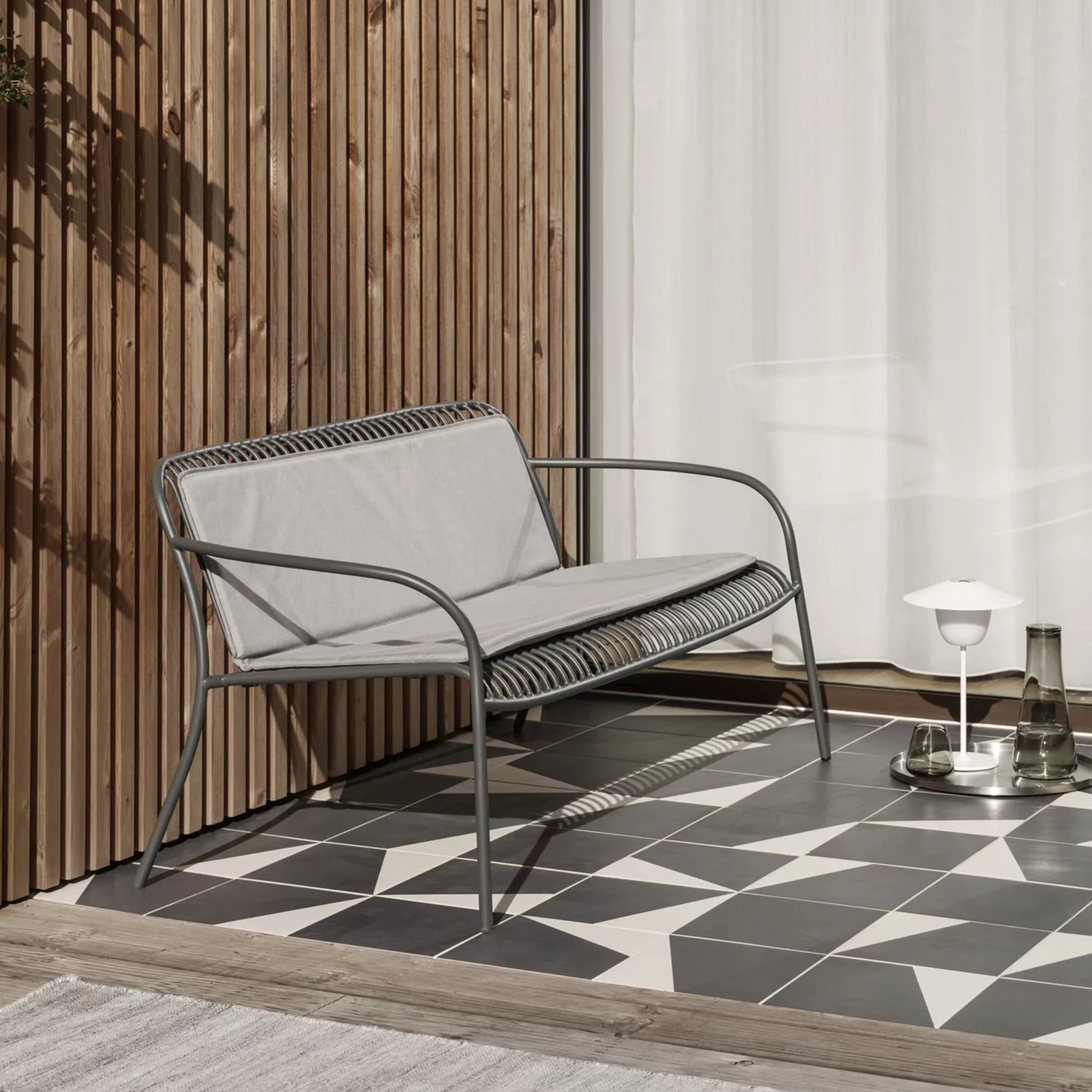 Yua Tyyny Loungesohvaan Melange Gray 111x75