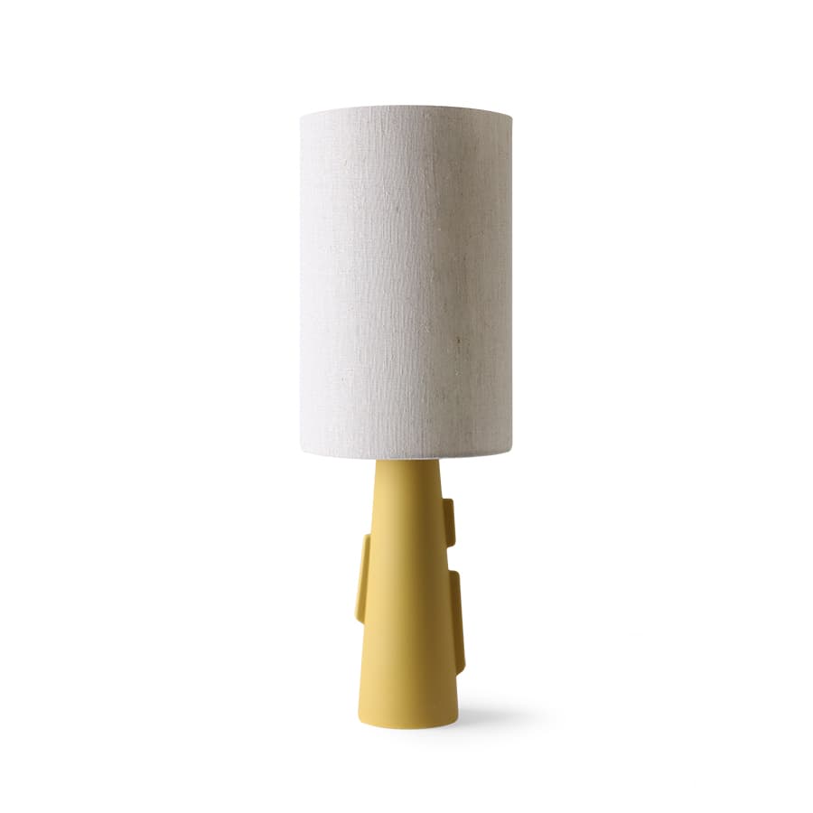 Cylinder Lampunvarjostin Natural Linen 37 cm