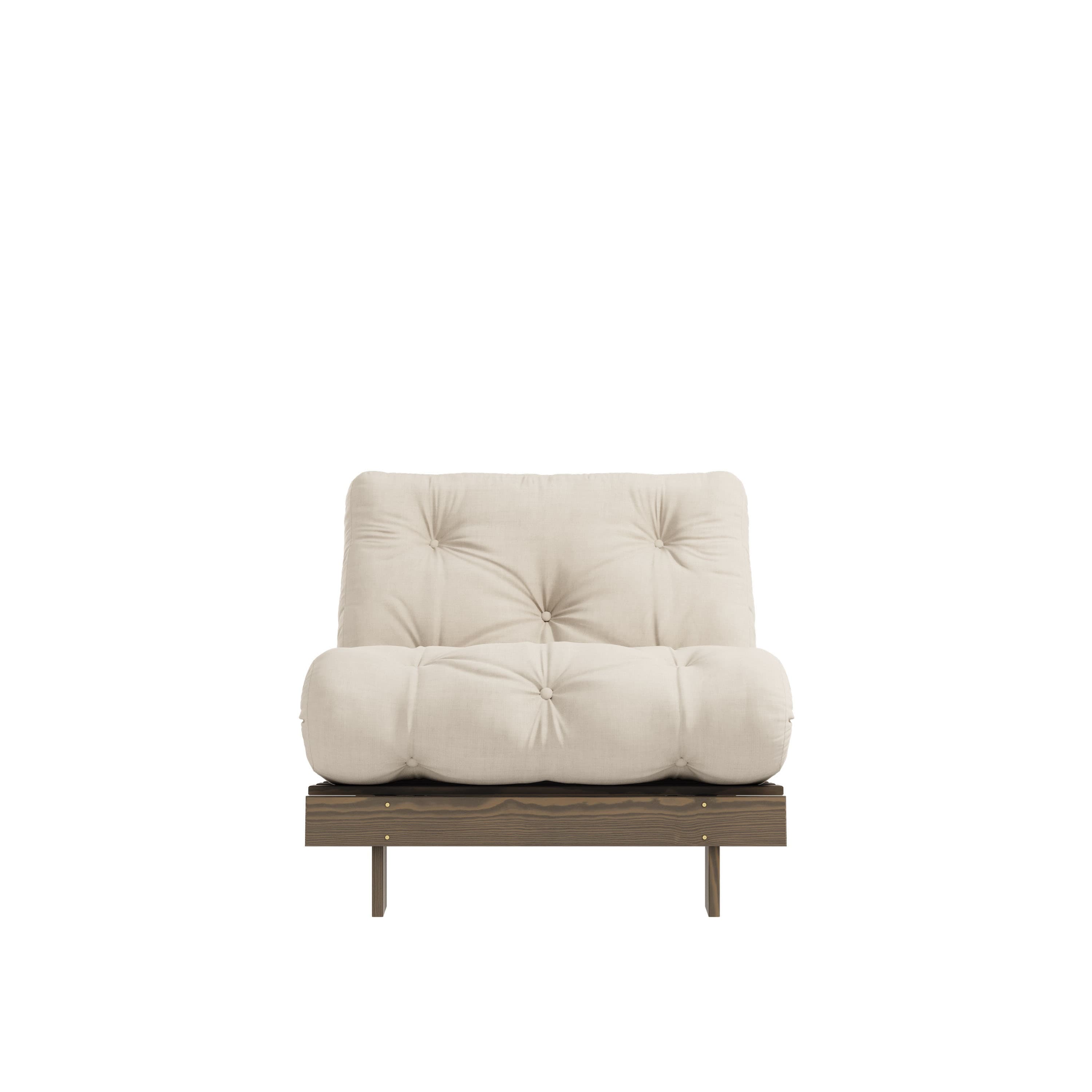 Roots Nojatuoli Ruskea/Beige 90cm
