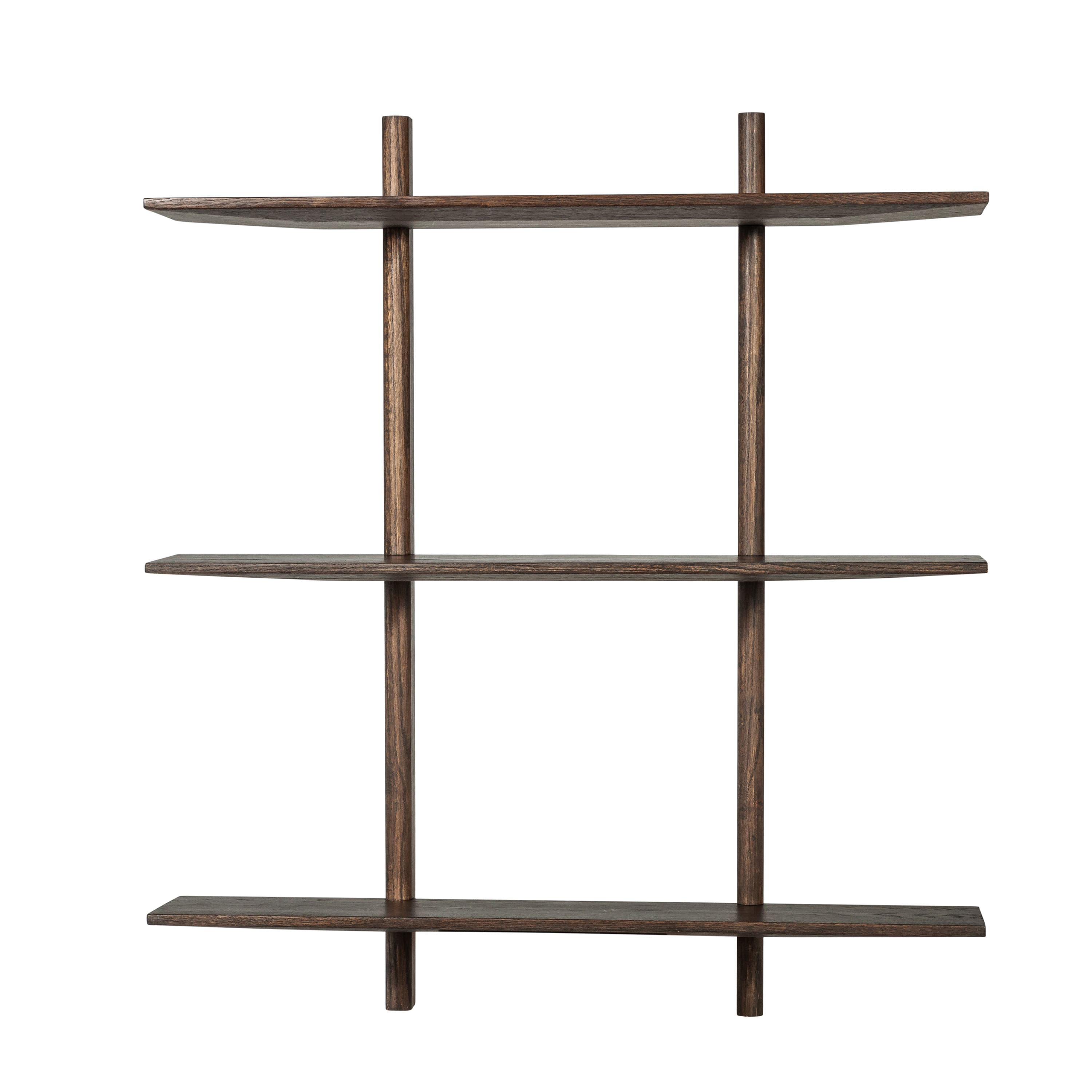 Noir Seinä­hylly Dark Oil Oak Large