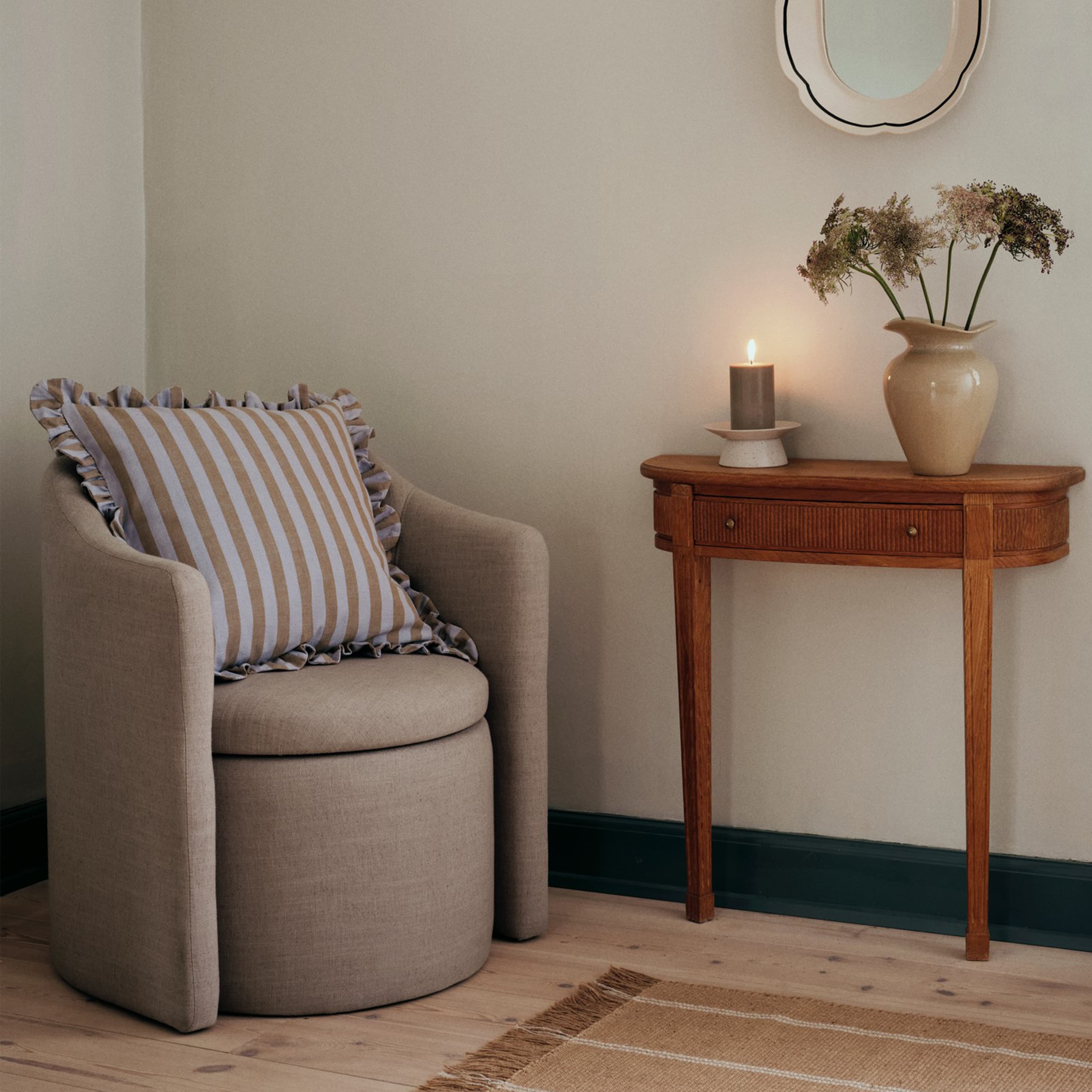 Ina-tyynynpäällinen Brown 40x60