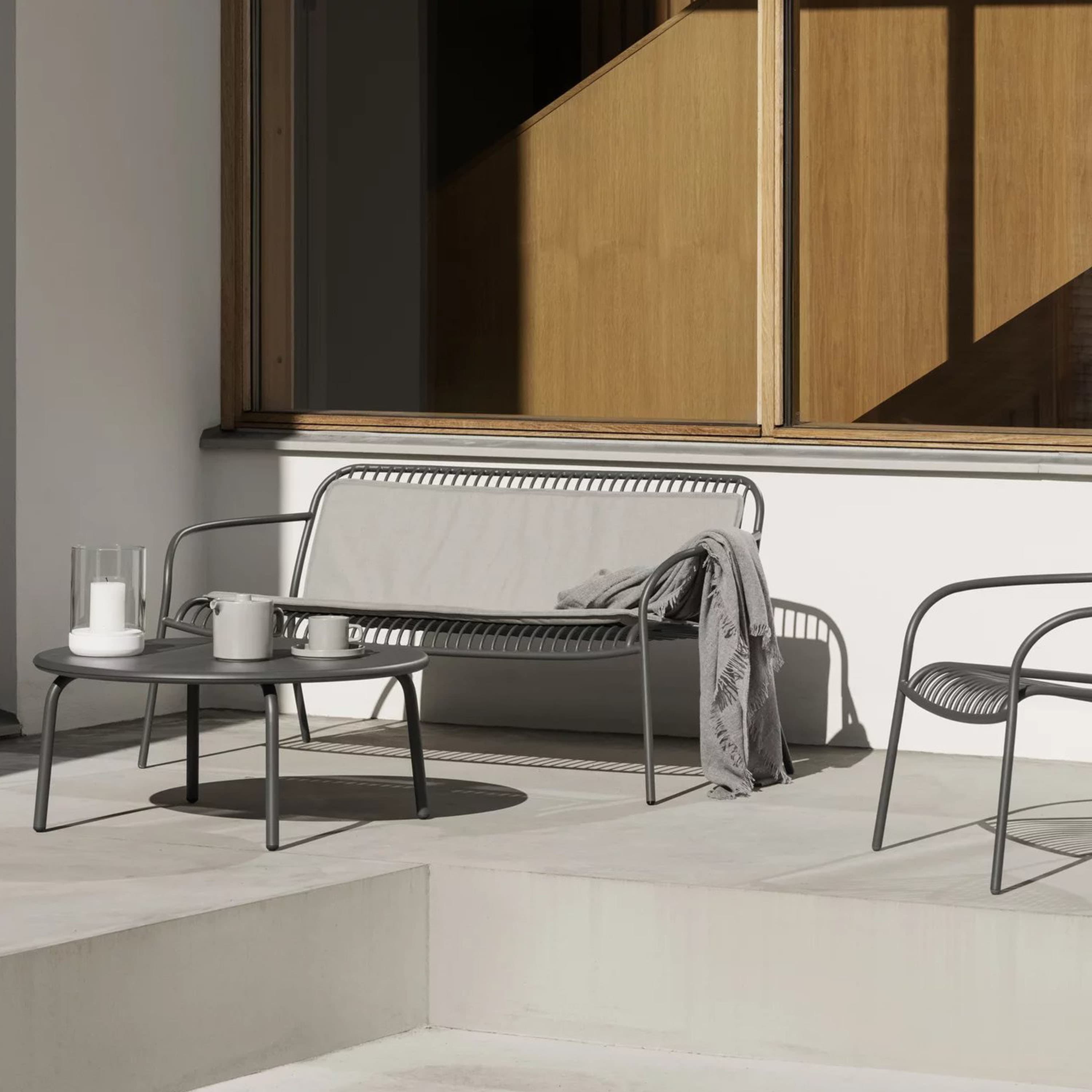 Yua Tyyny Loungesohvaan Melange Gray 111x75