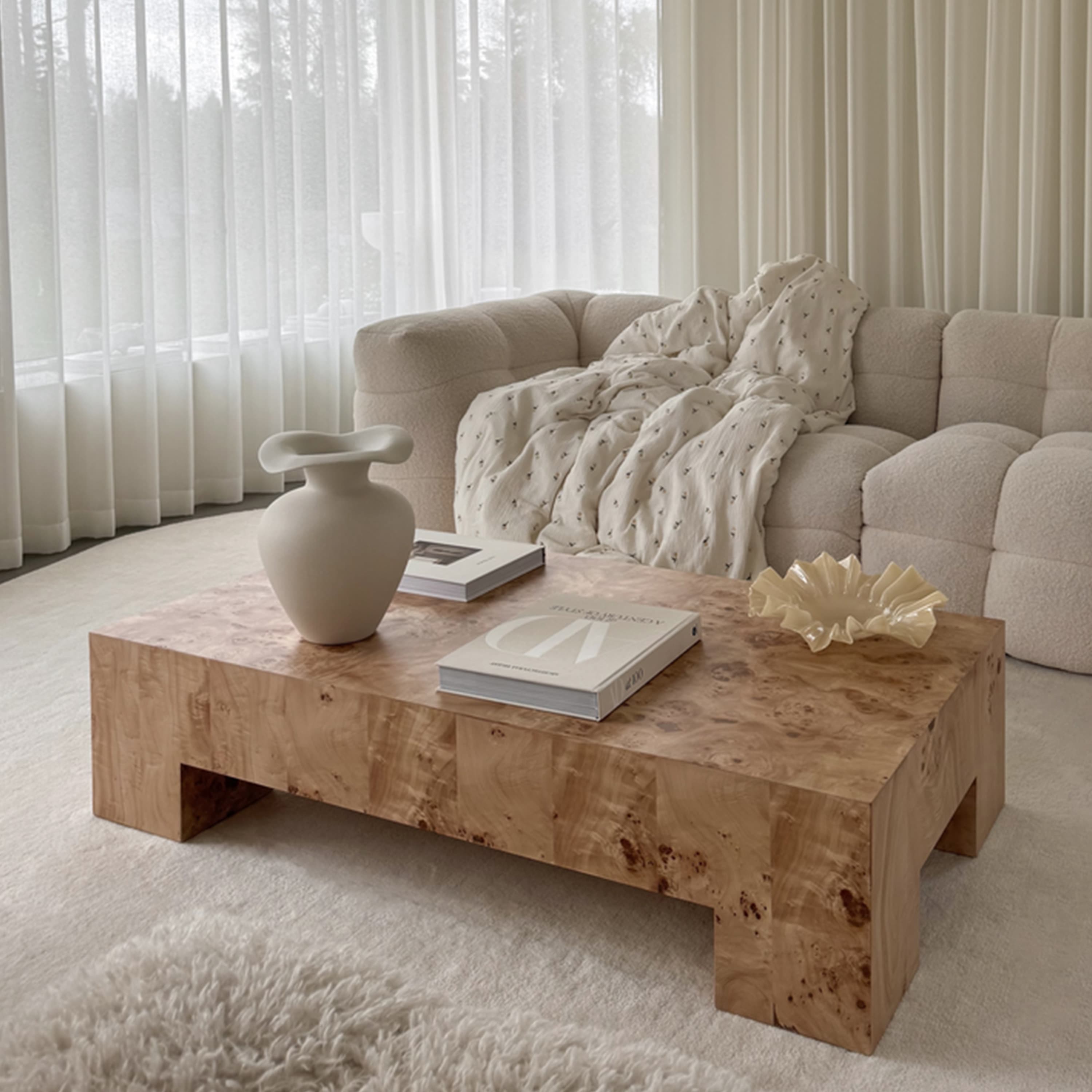 Chunky Sohvapöytä Poppel 130x70