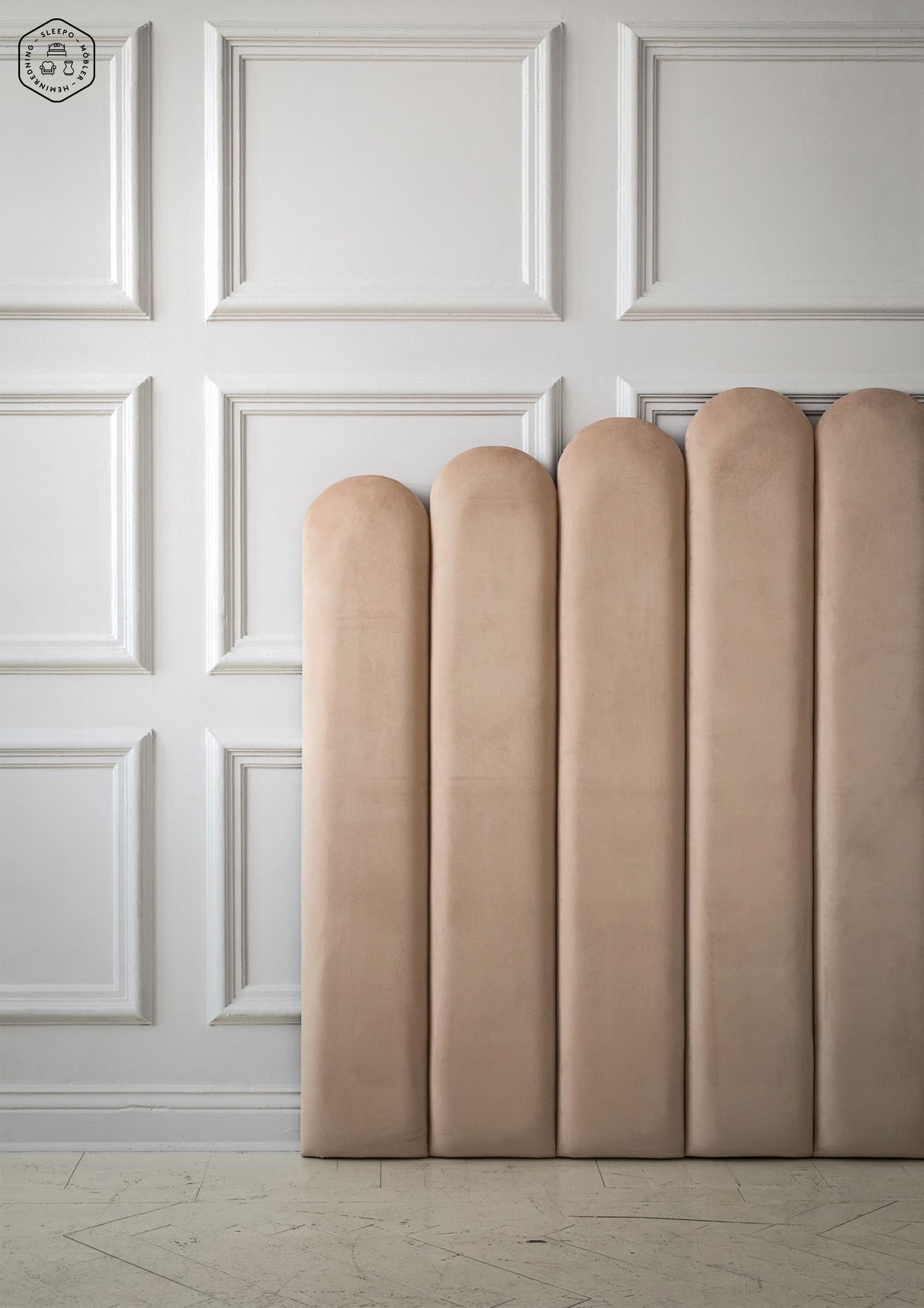 Art Sängynpääty Sametti Beige 160cm