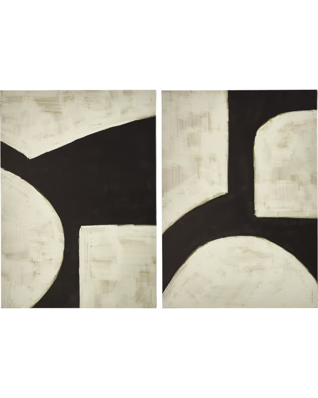 Hape Canvas-taulu Musta/Offwhite 50x70cm