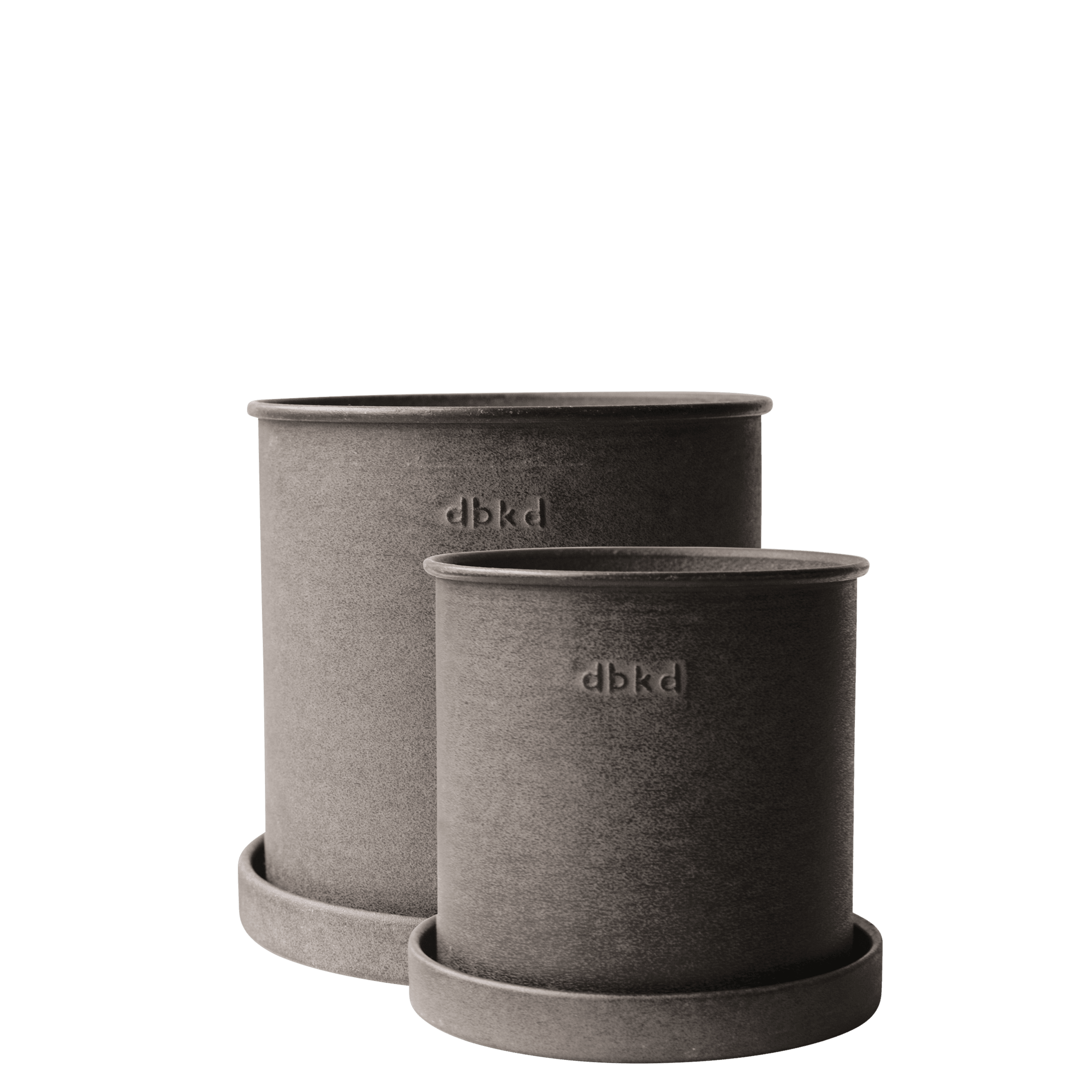 Plant Pot Brown Small 2-pakkaus