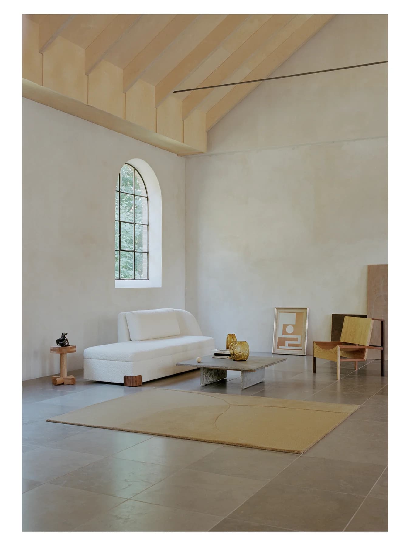 Split Plains villamatto mustard 200x300