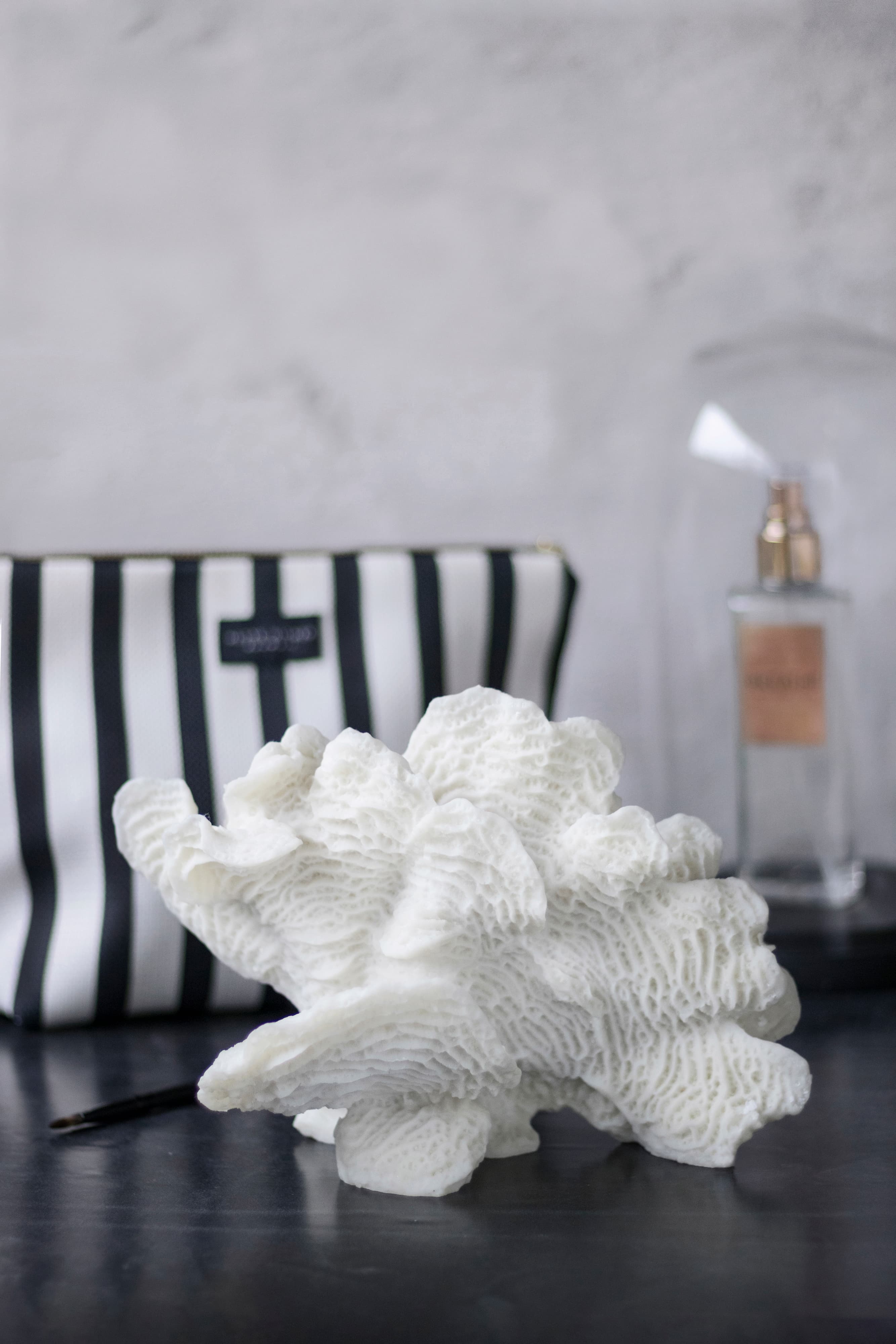 Coral Fan Dekoraatio Valkoinen