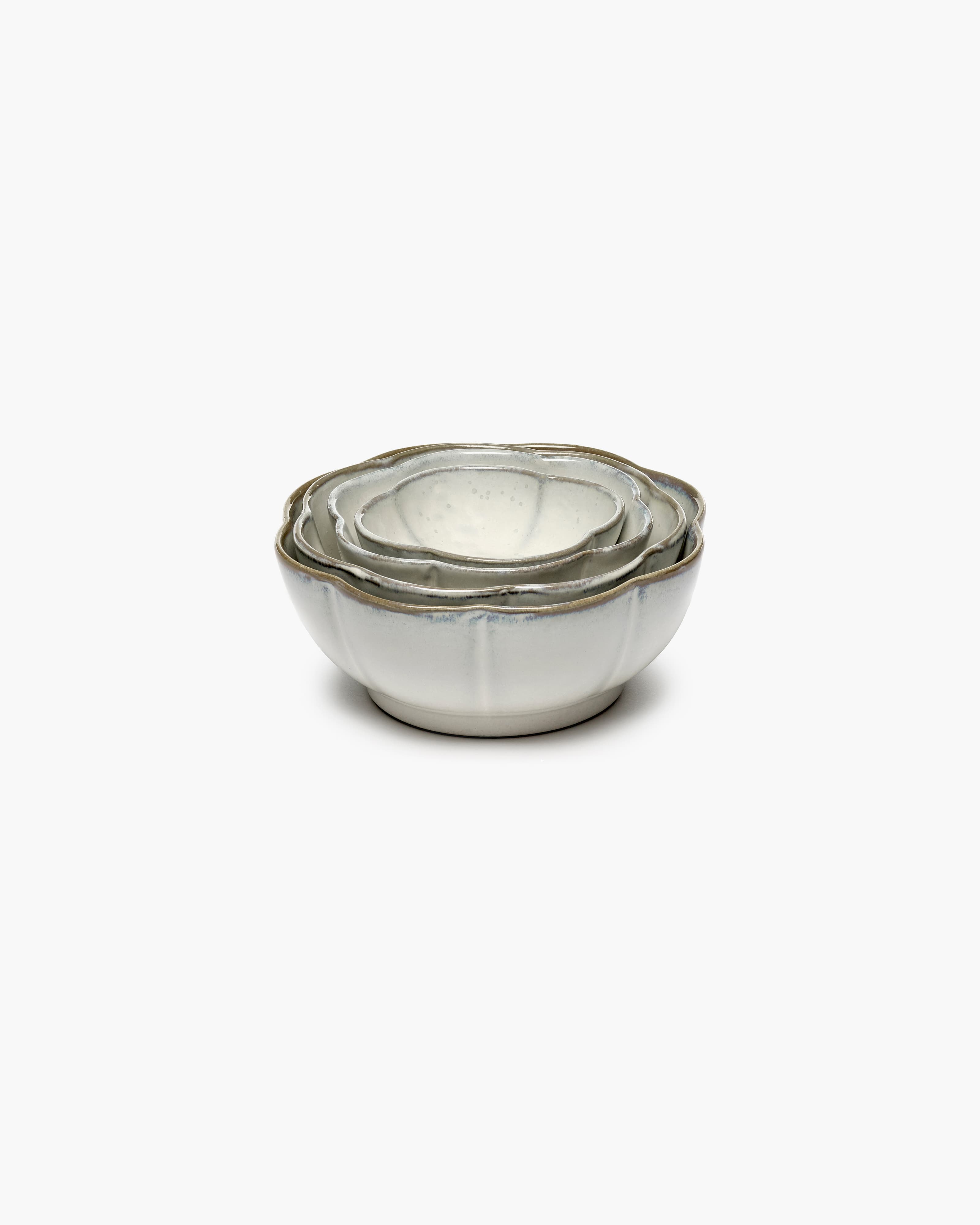 Inku Kulho Valkoinen 13cm 4-pakkaus